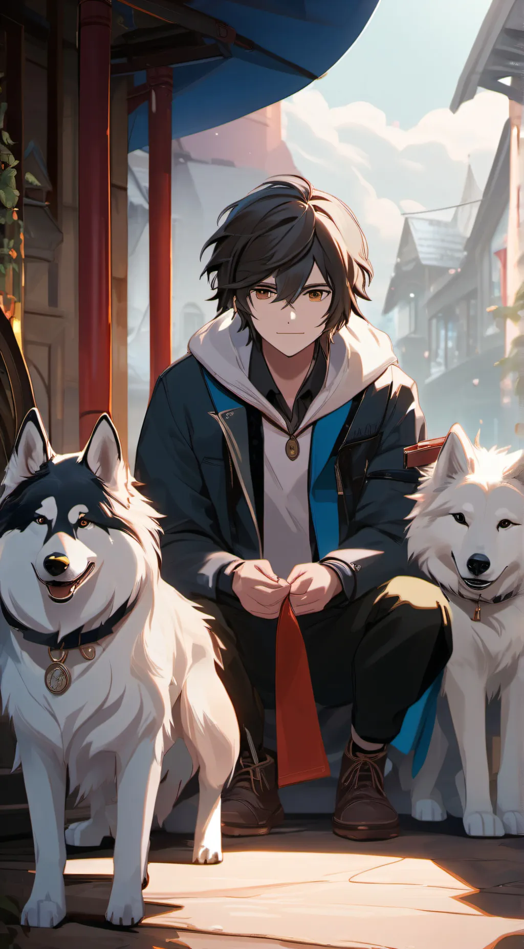 ai character: Mayson  background