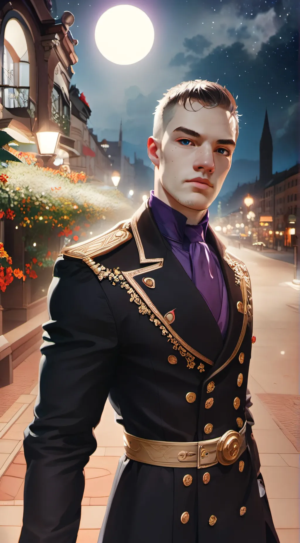 ai character: Ced Yami background