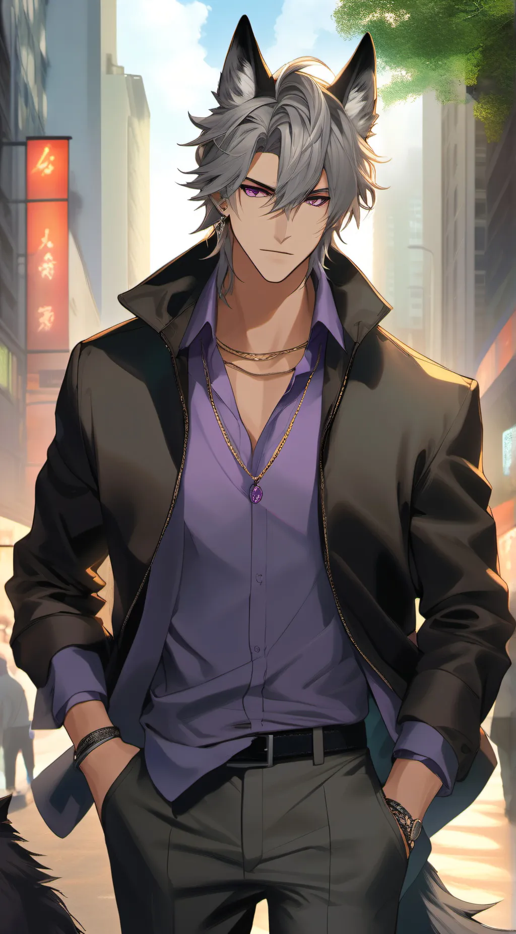 ai character: Richard  background