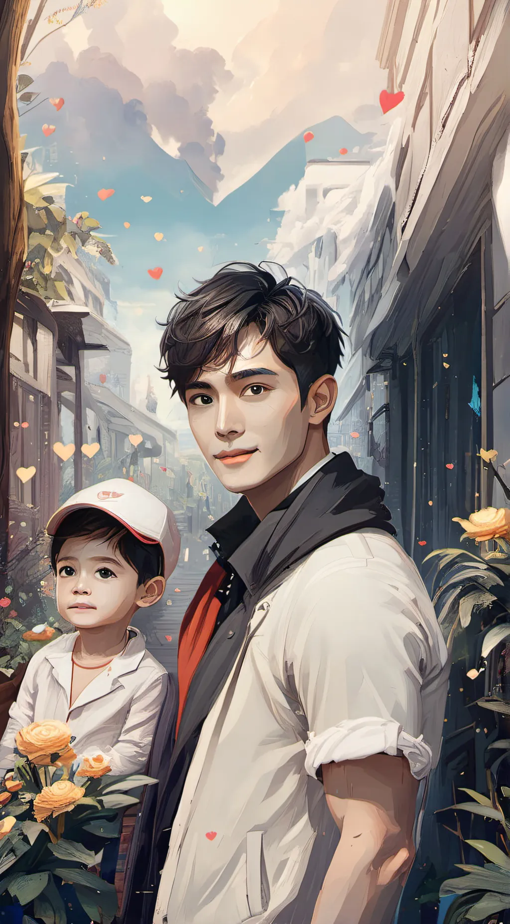 ai character: Babe  background