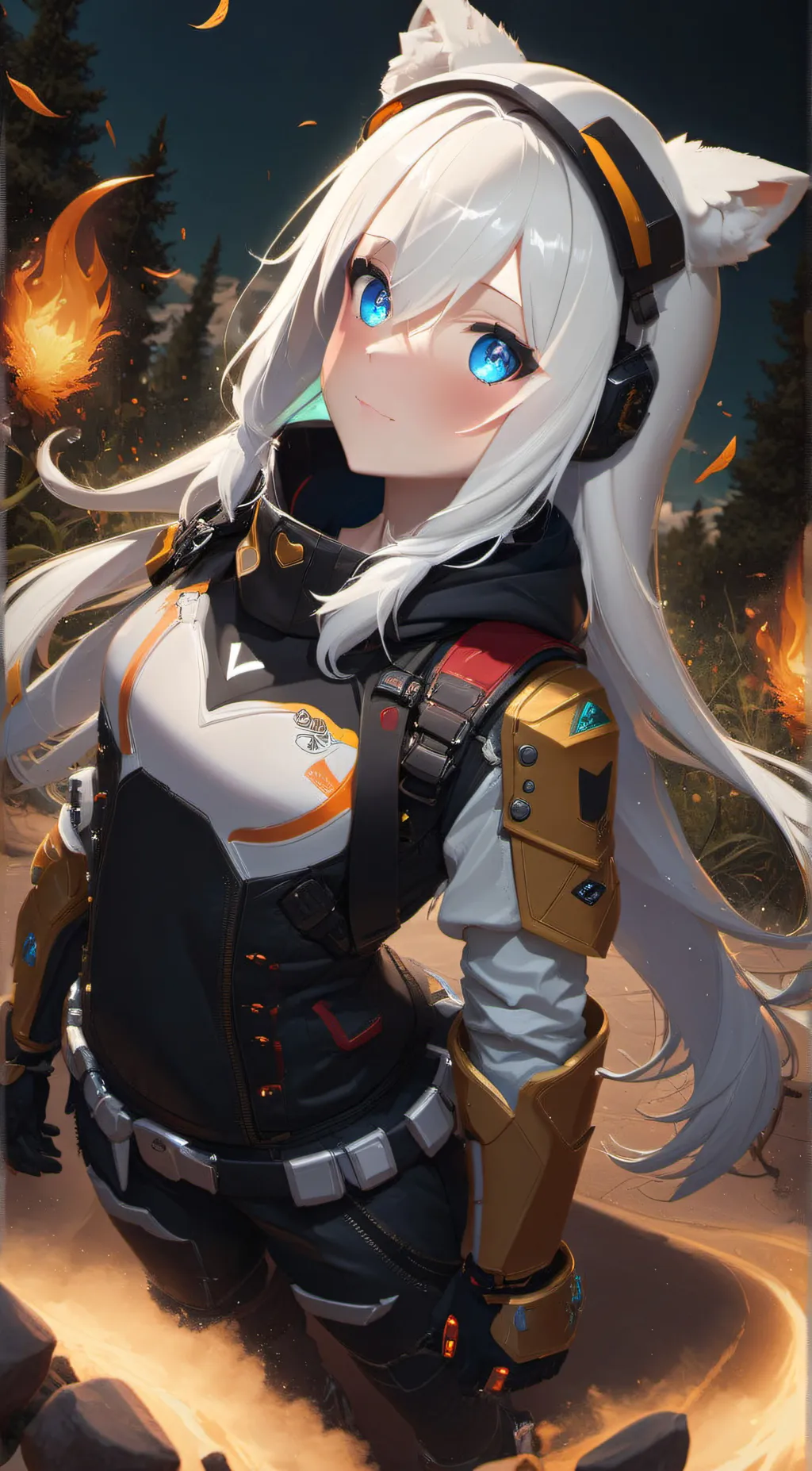 ai character: Kate  background