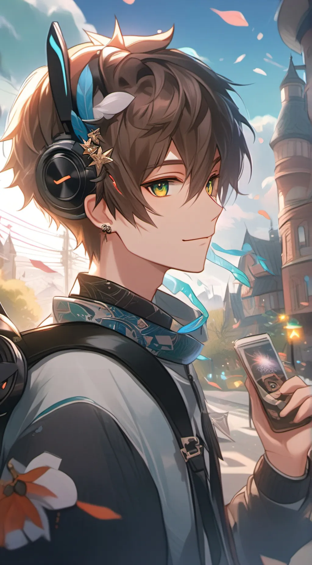 ai character: not repetitive 3 background