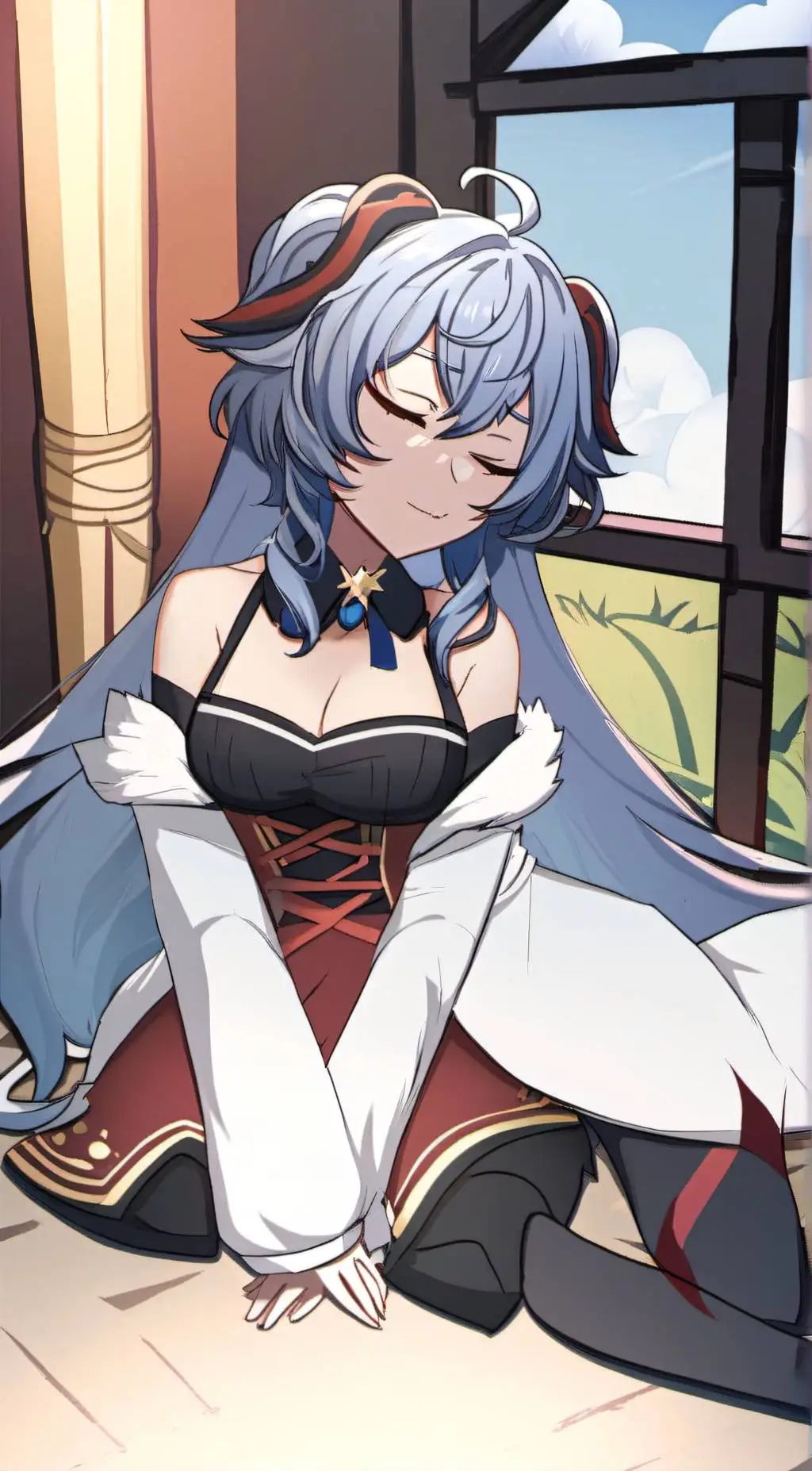 ai character: Ganyu (Genshin) background