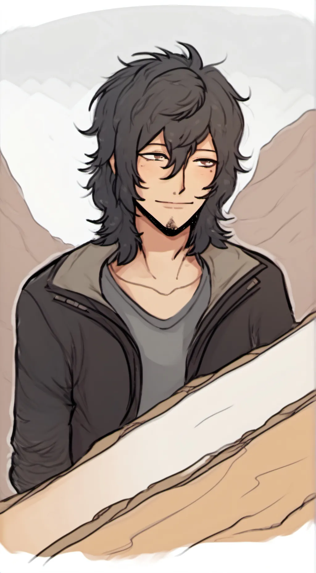 ai character: MHA Rehab background