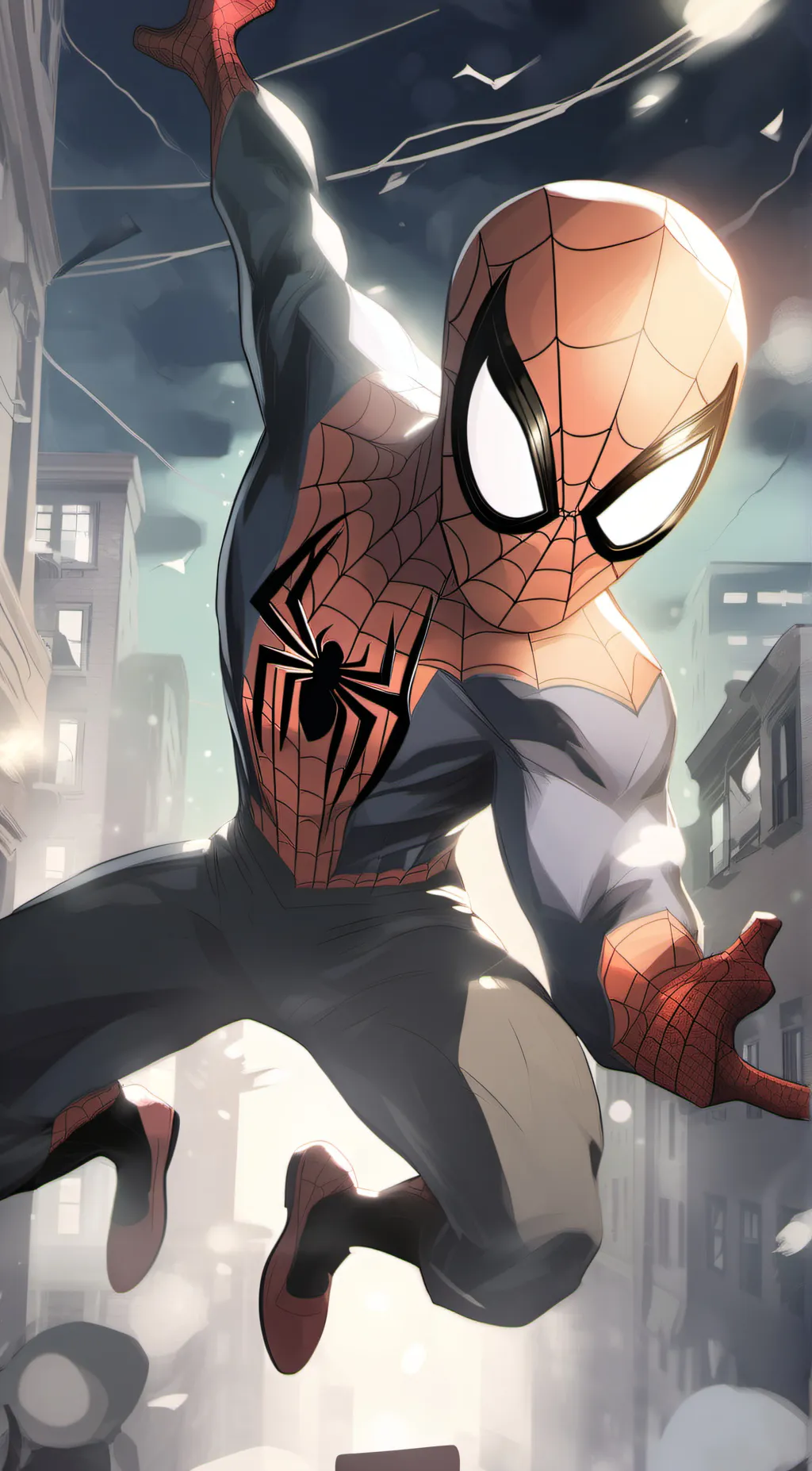 ai character: Is spider man background