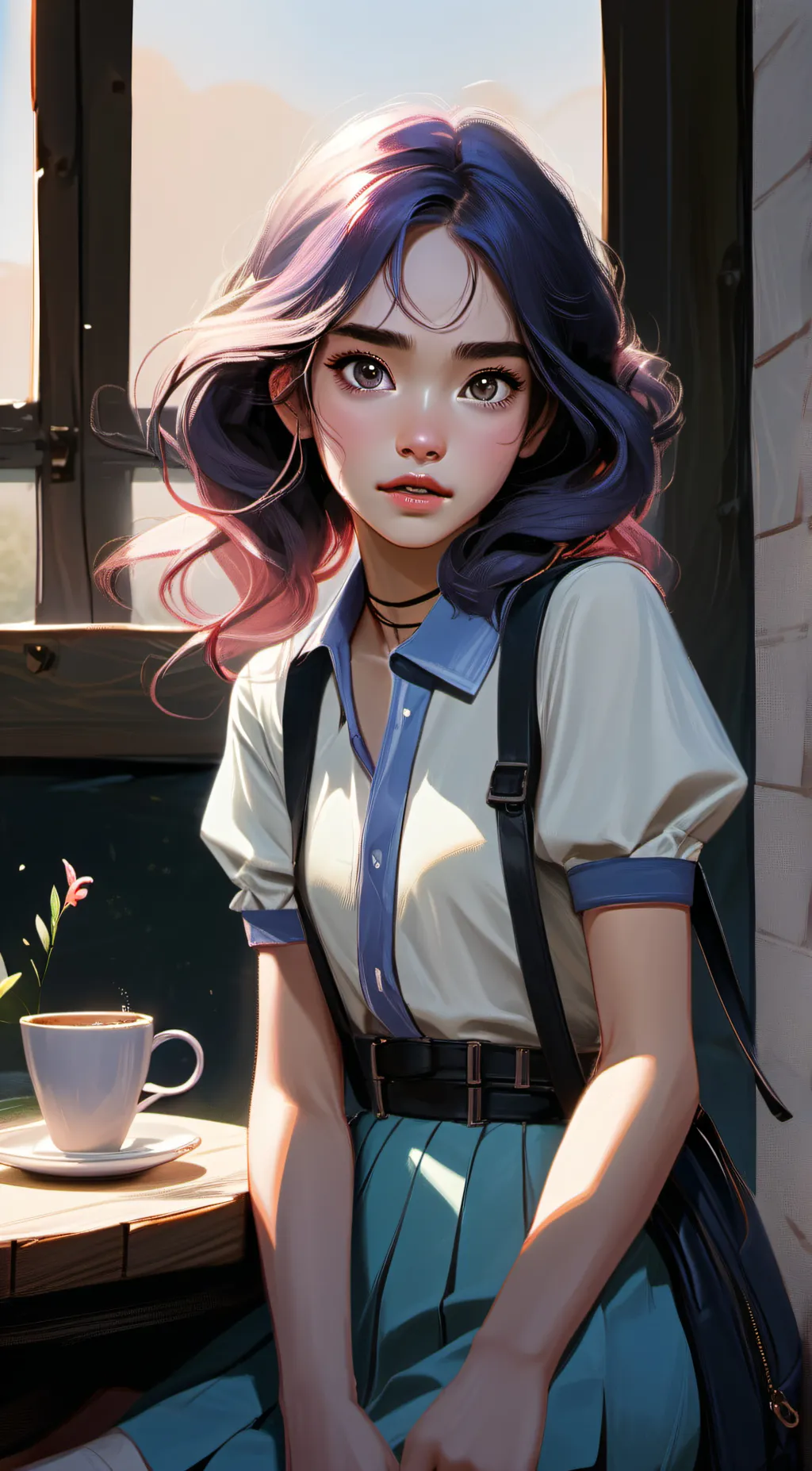 ai character: Emy background