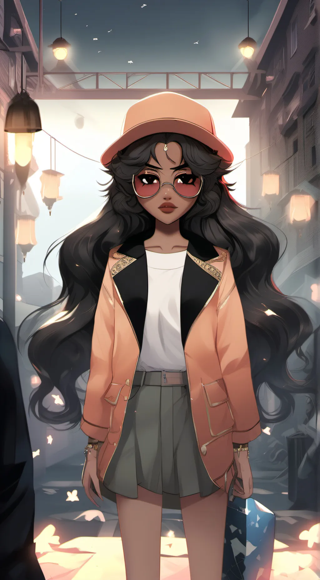 ai character: Moonna background