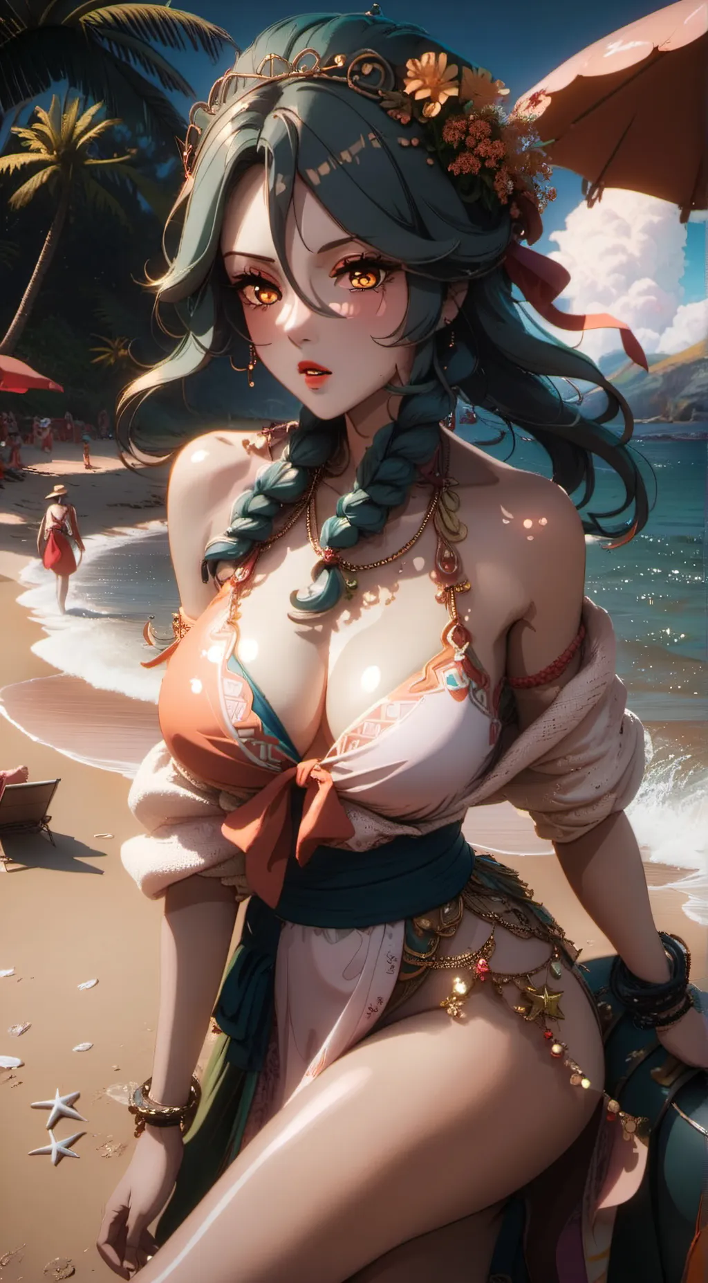 ai character: Azura background