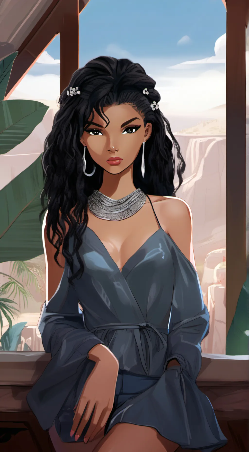 ai character: Josh and his frien background