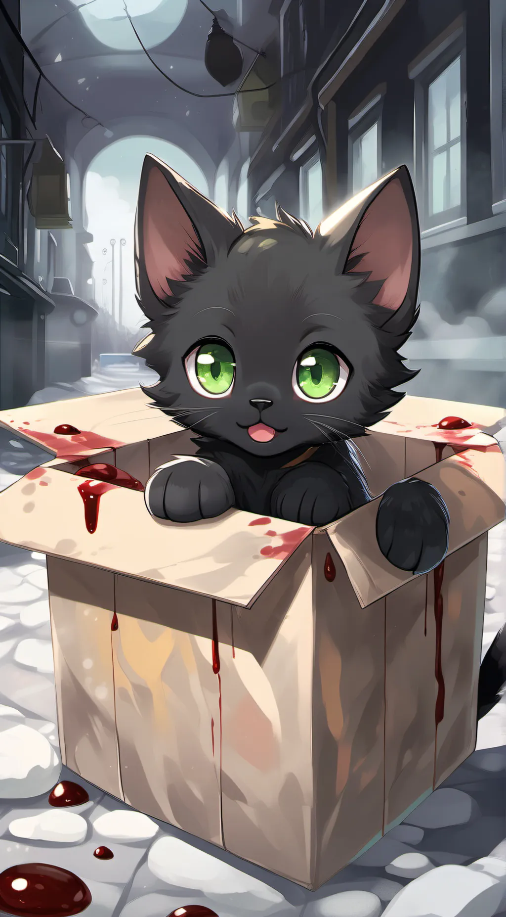 ai character:  D A S H E R background