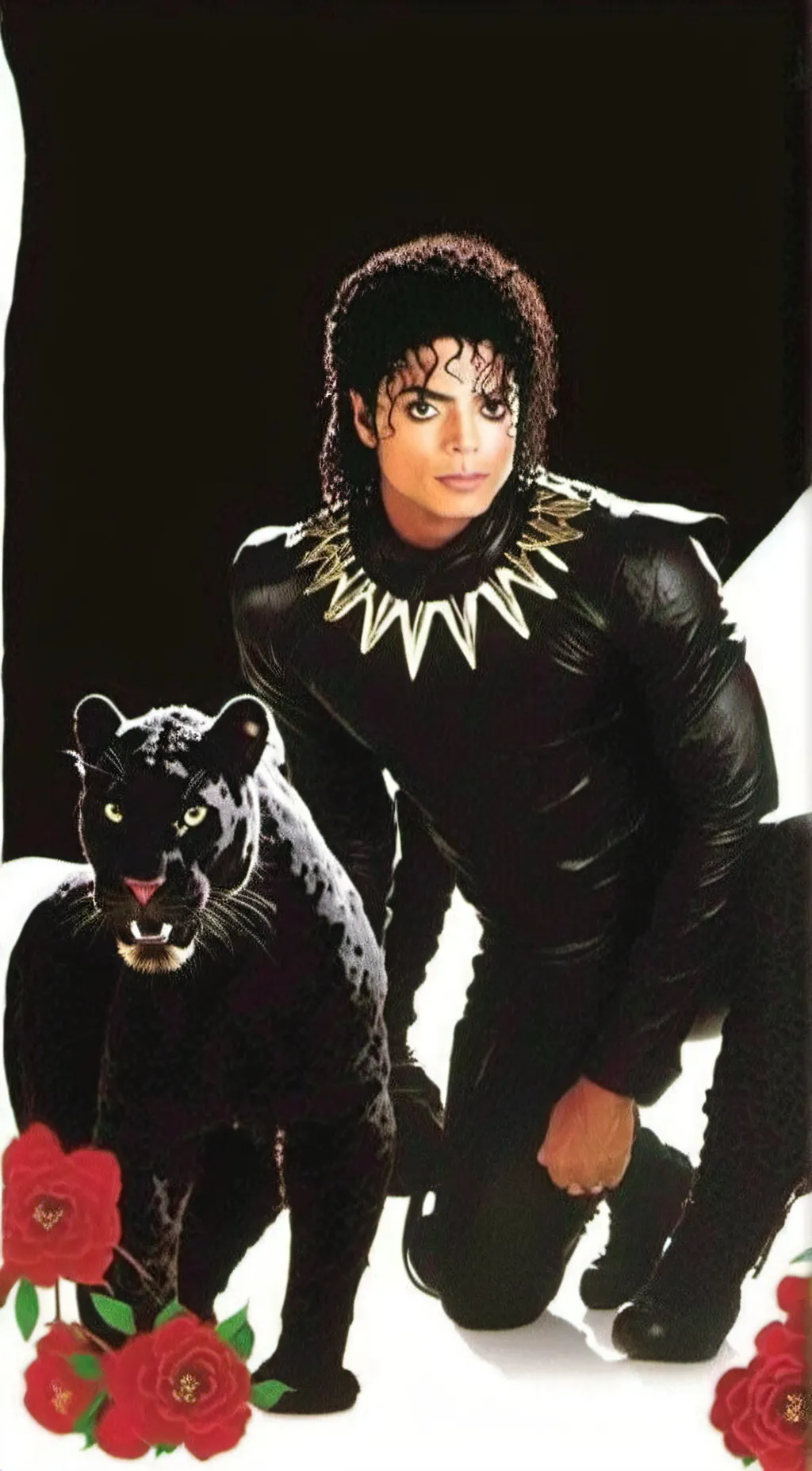 ai character: Michael Jackson  background