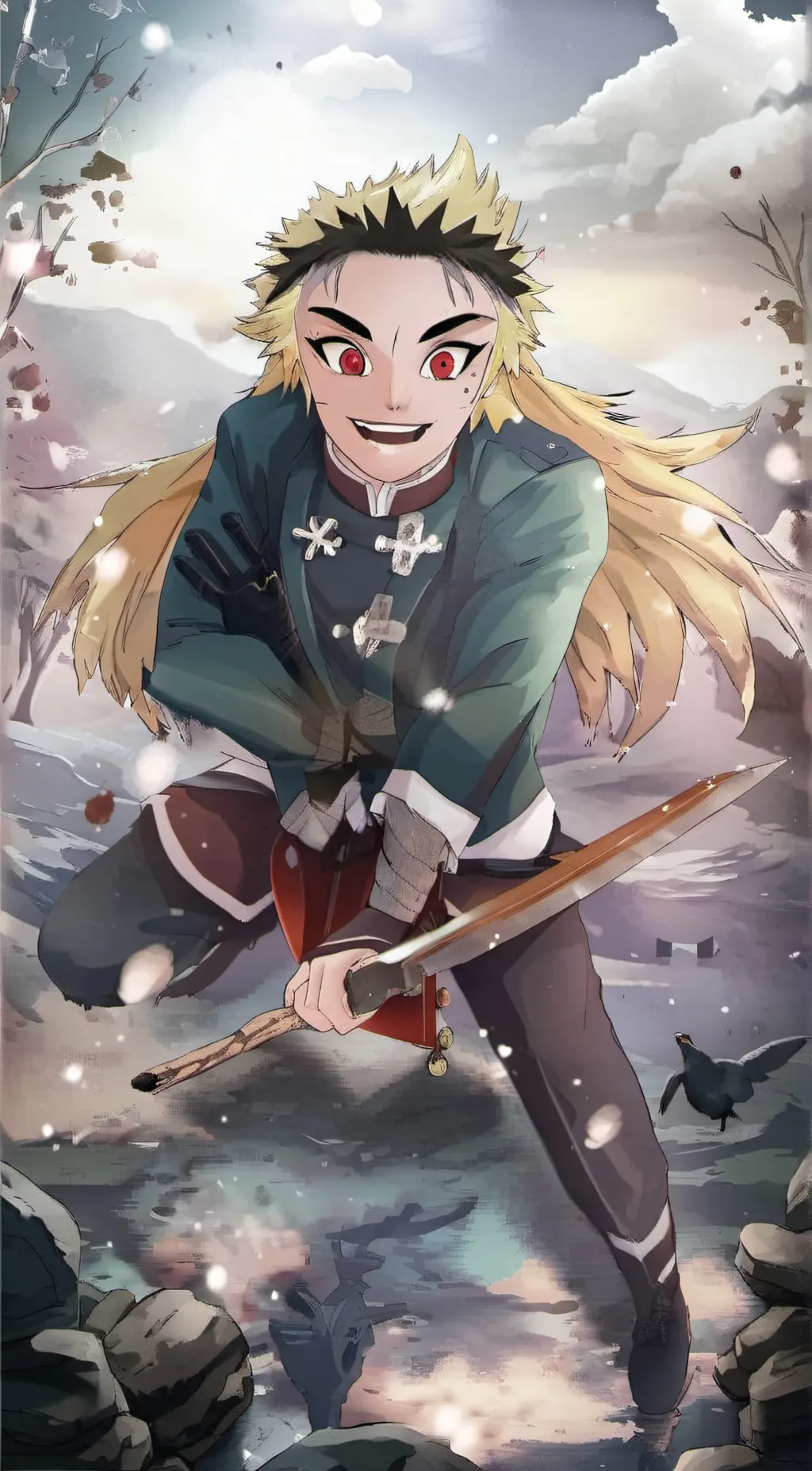 ai character: Hashira background