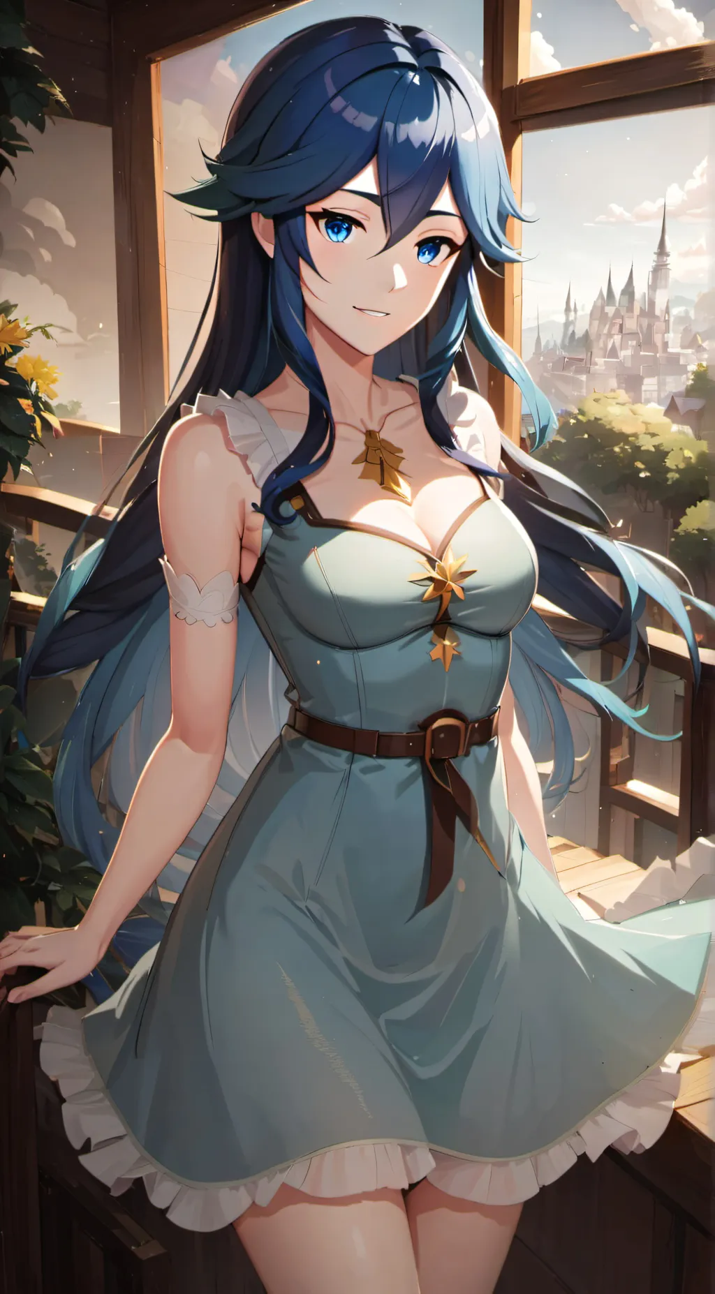 ai character: Lucina background