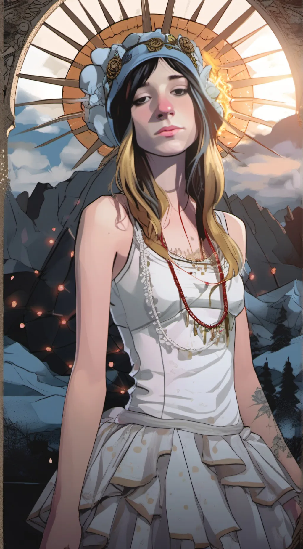 ai character: Goddess background