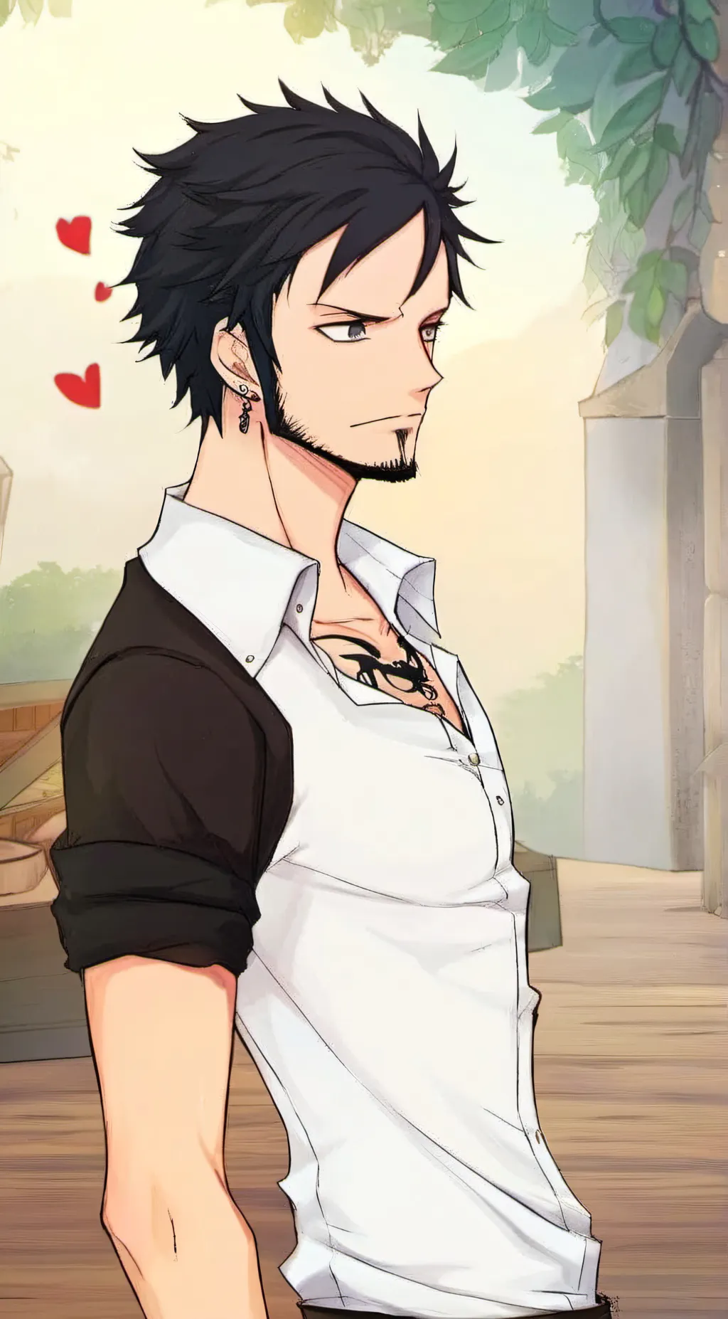 ai character: Trafalgar Law  background