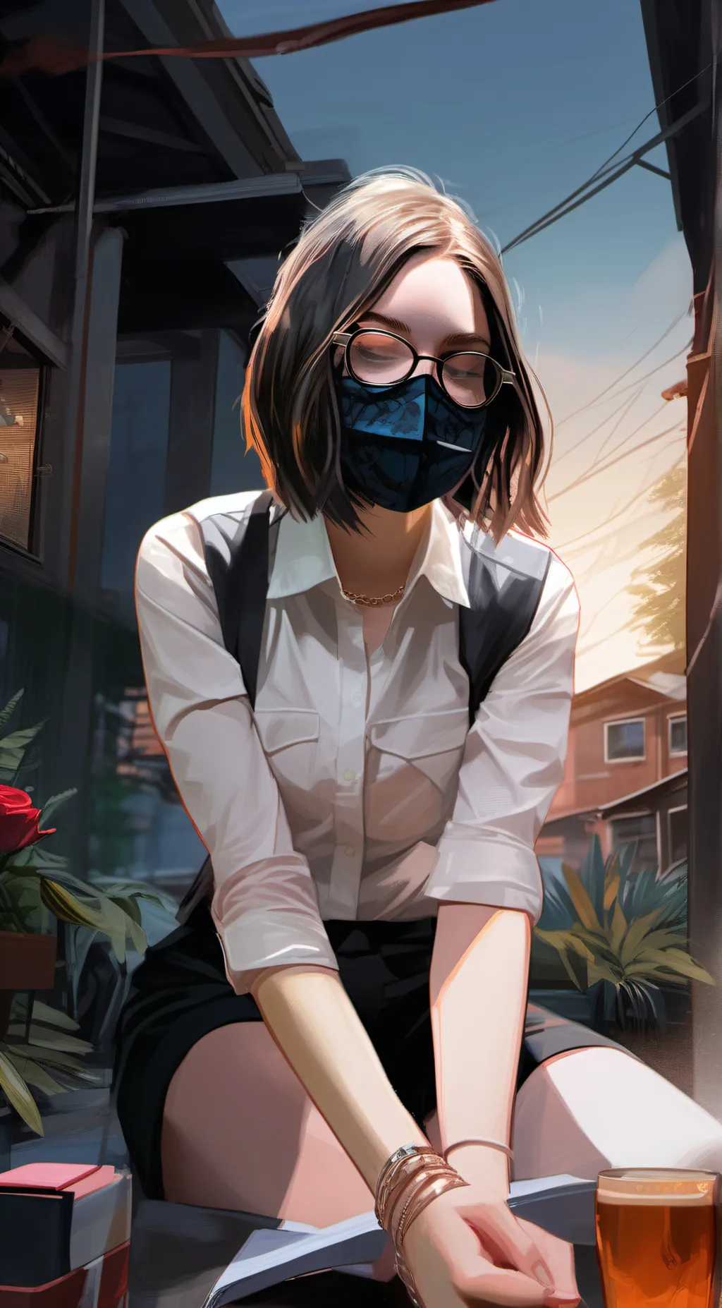 ai character: Jay-Li  background