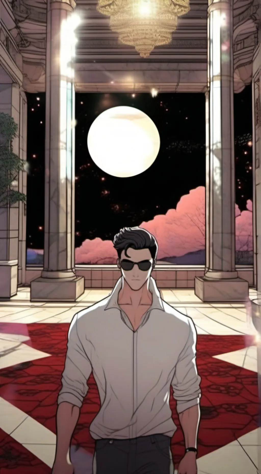 ai character: gun  background