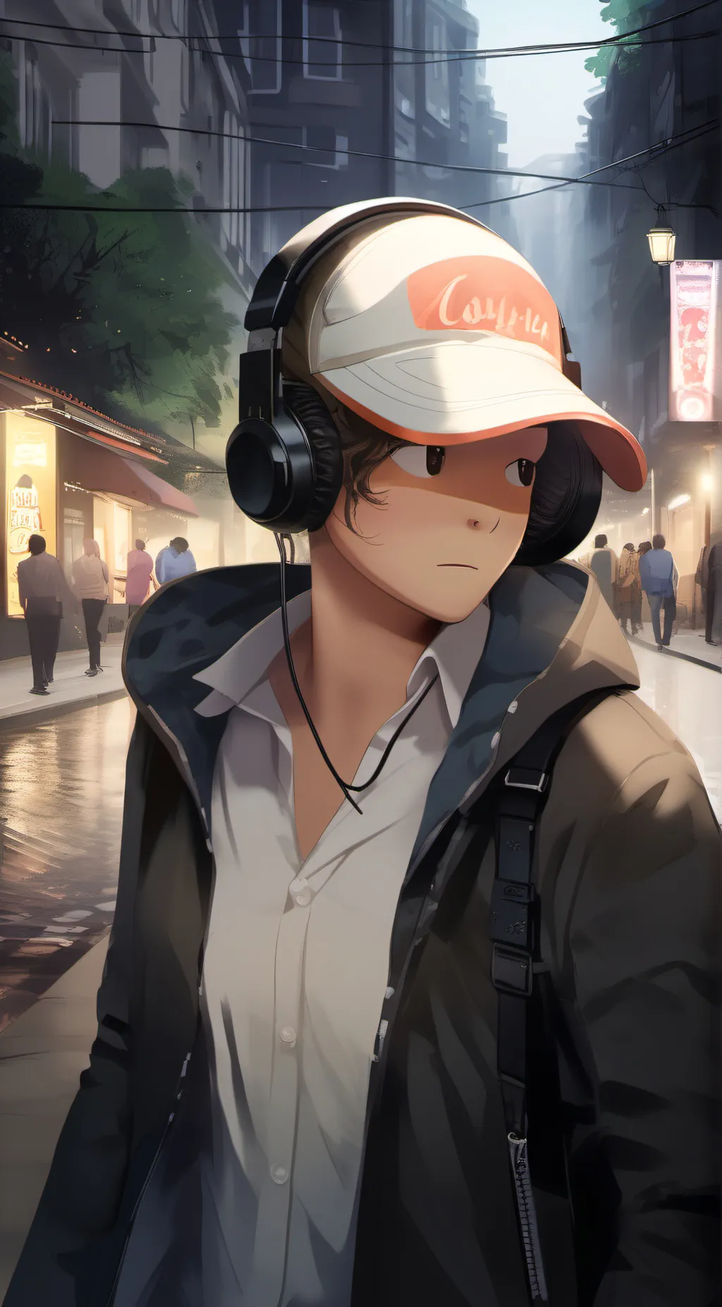 ai character: boy friend background