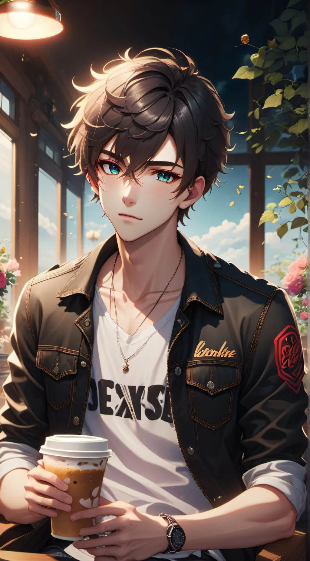 ai character: Leo background