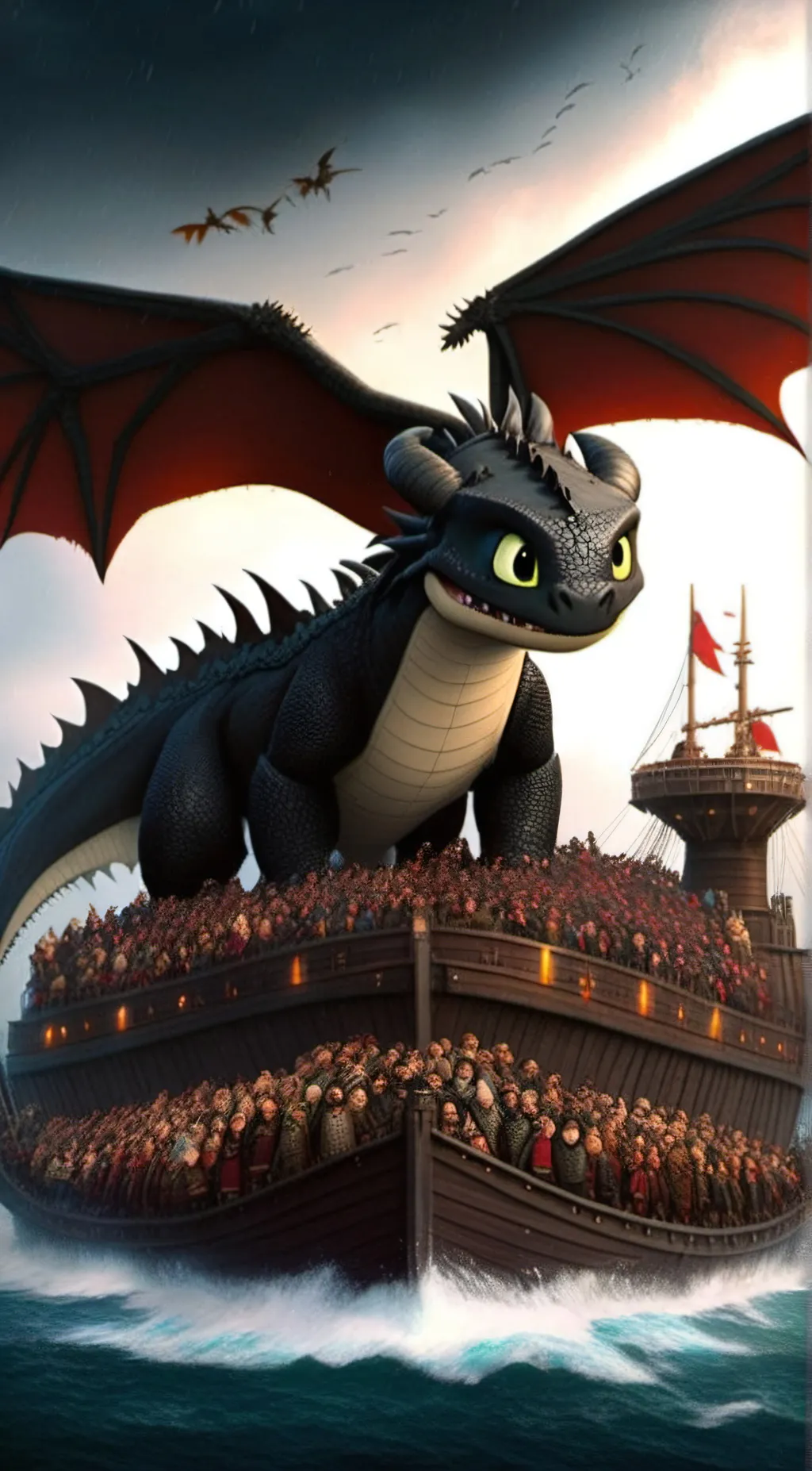 ai character: Dragons: RTTE  background