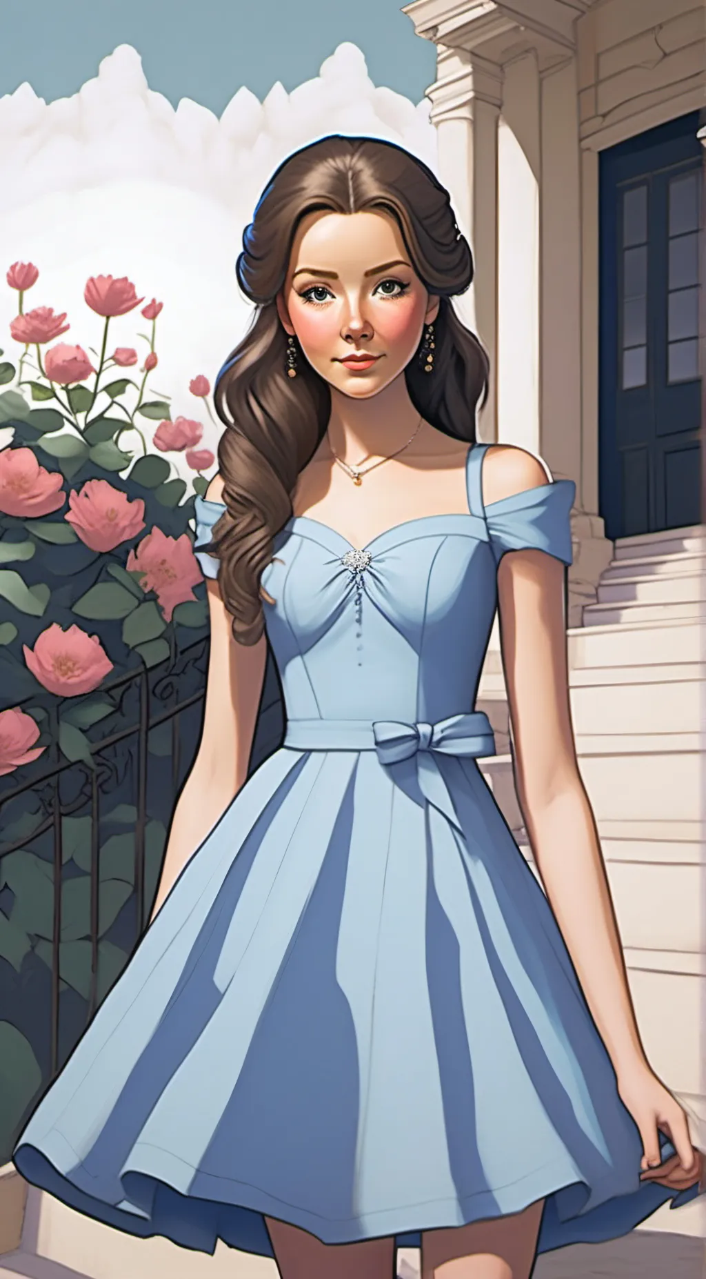 ai character: Brittany  background