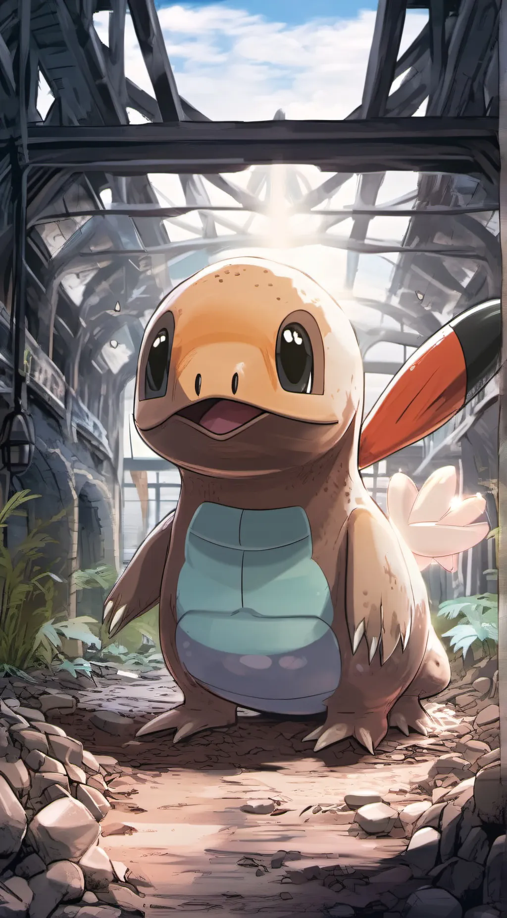 ai character: digglet background