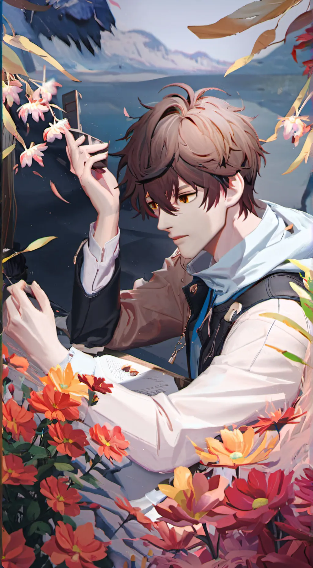 ai character: Silent baby background