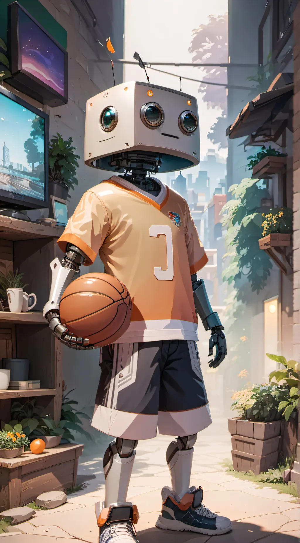 ai character: Hex background