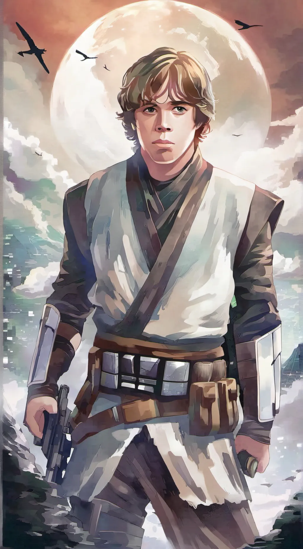 ai character: luke skywalker background