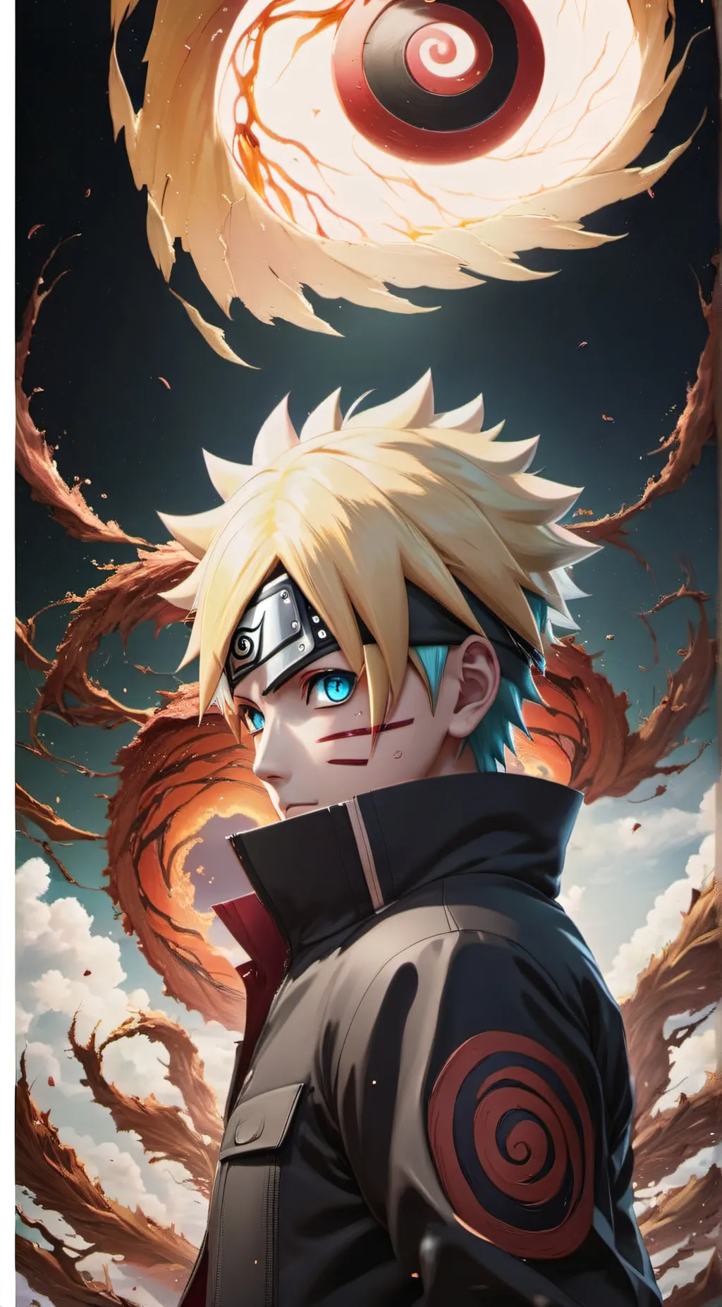 ai character: boruto background