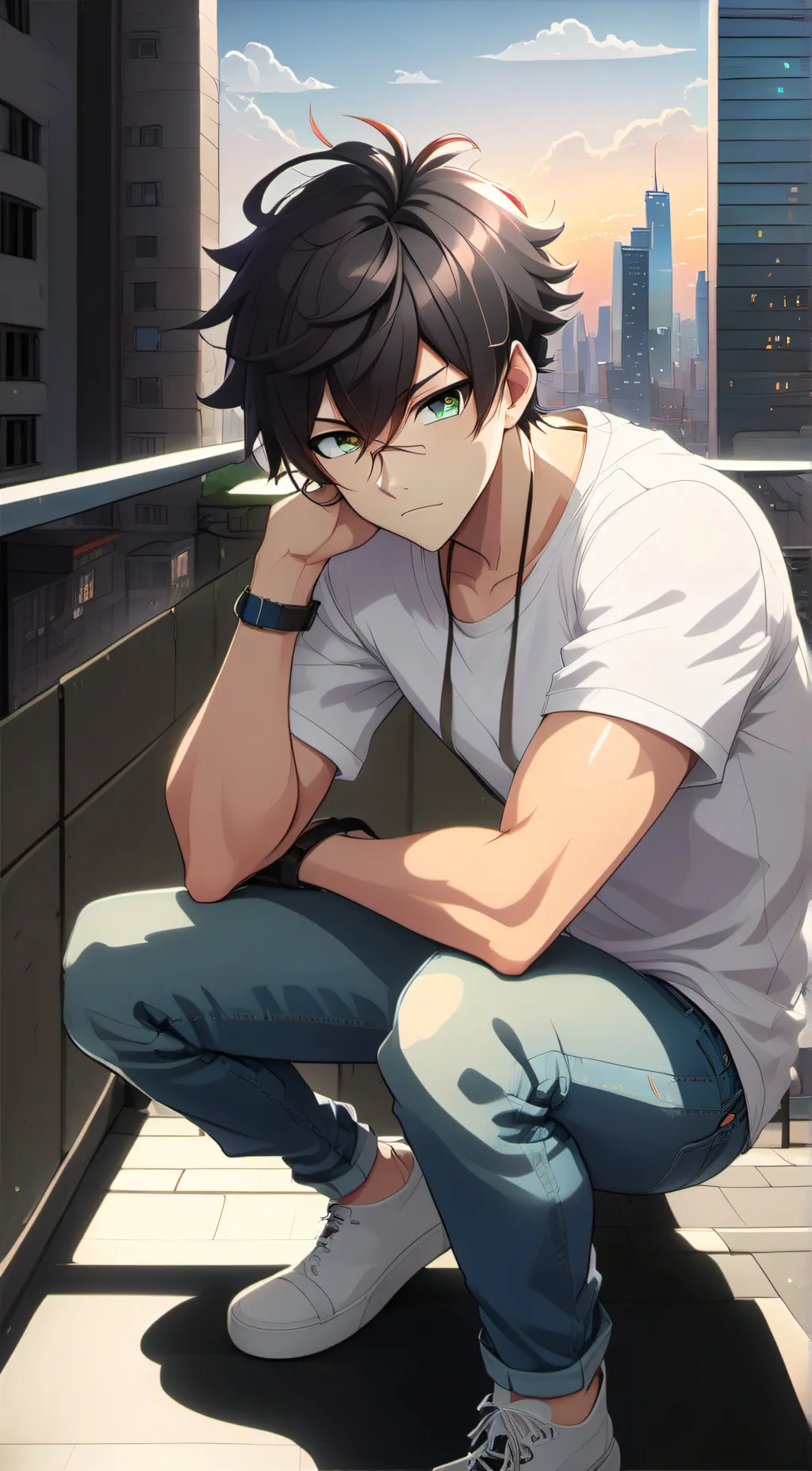 ai character: -Zach- background