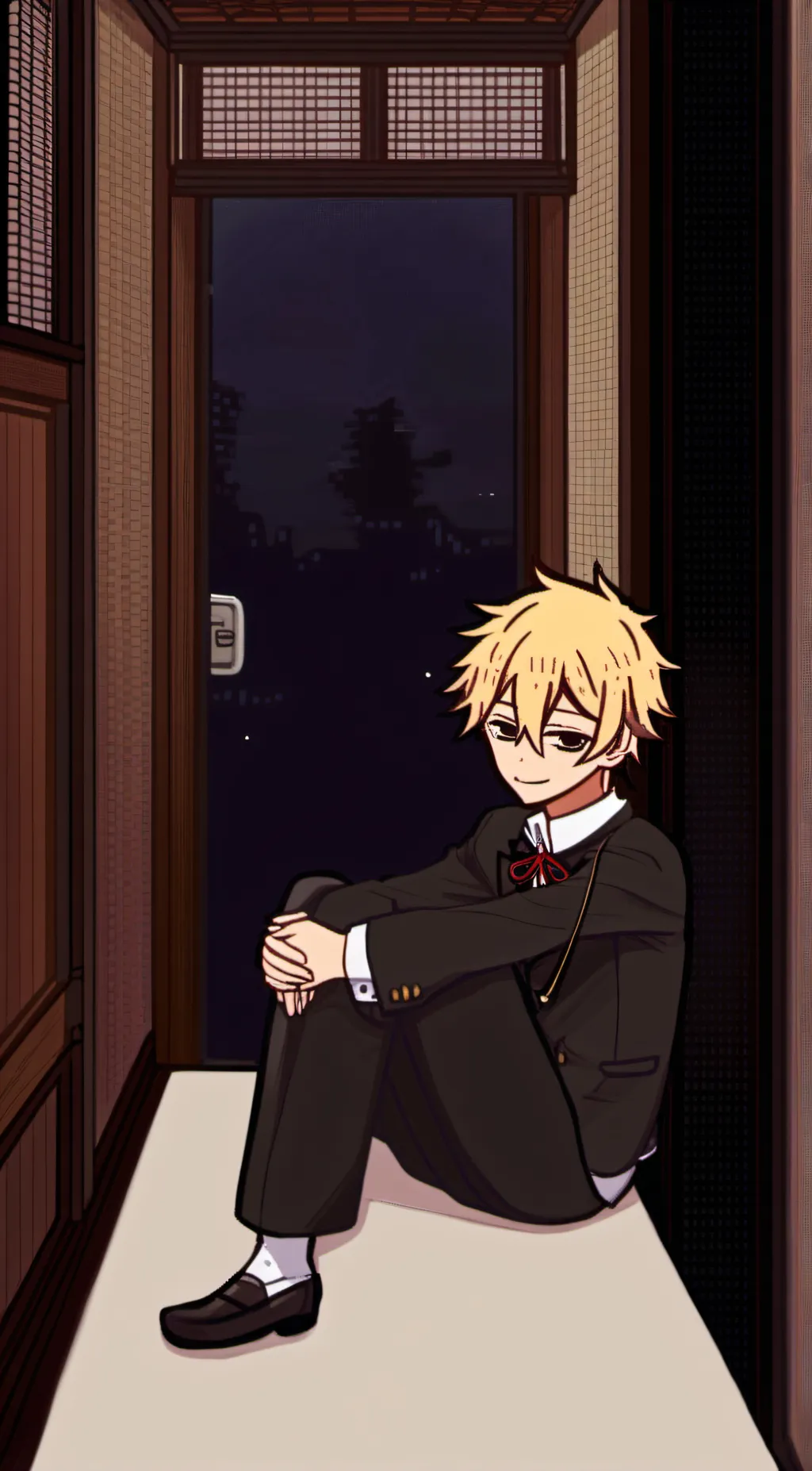 ai character: Teru Minamoto  background