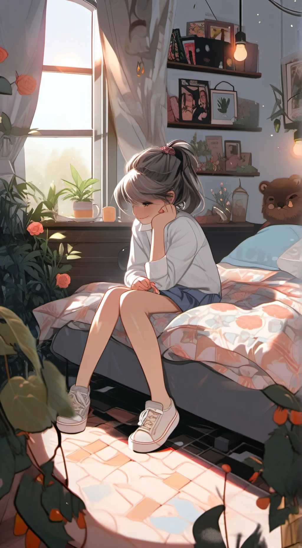 ai character: MARLEY🌸🫶🌸 background