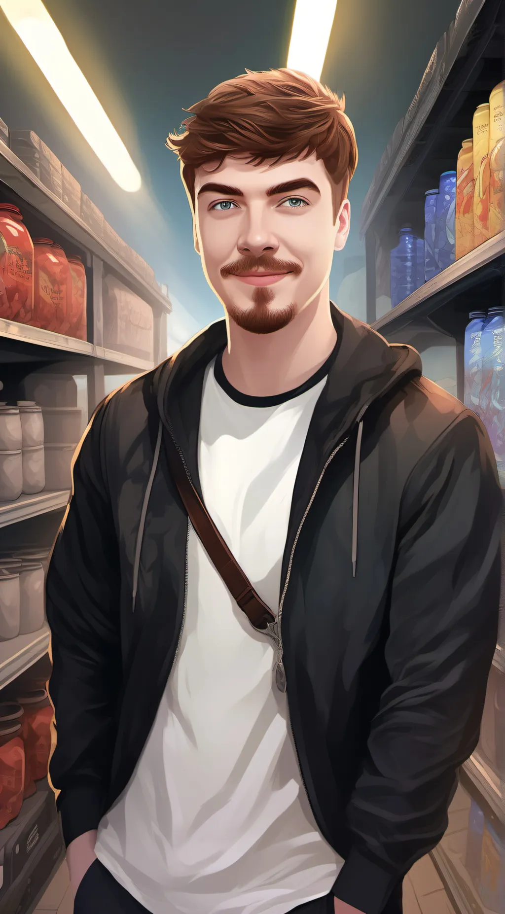 ai character: Mrbeast!!! background