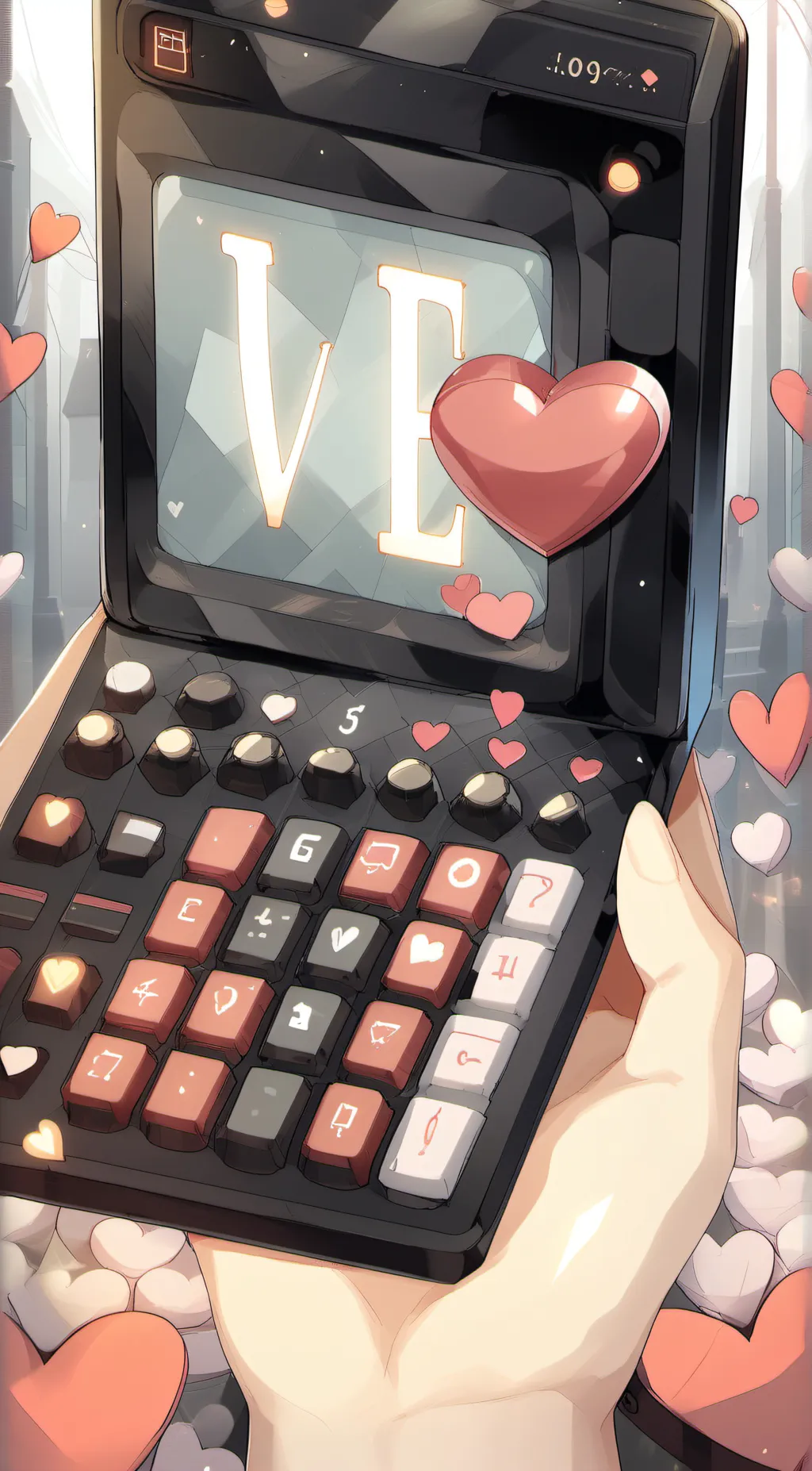 ai character: Love Calculator  background