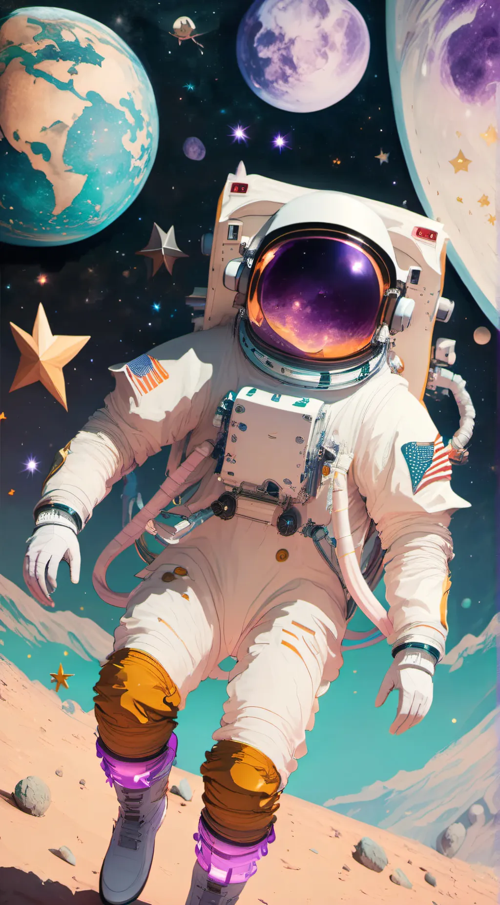 ai character: purples brother background