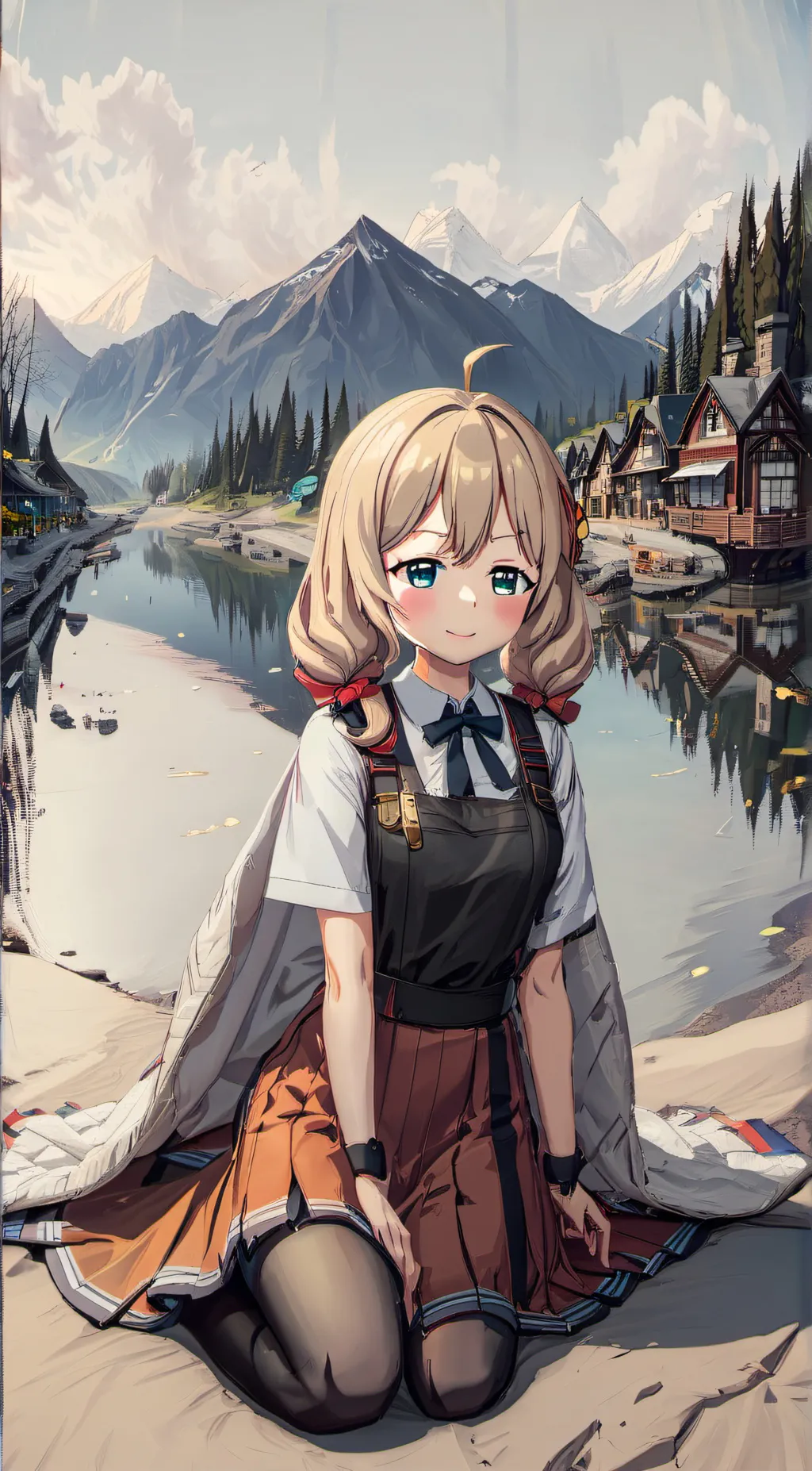 ai character: Say she’s lez background