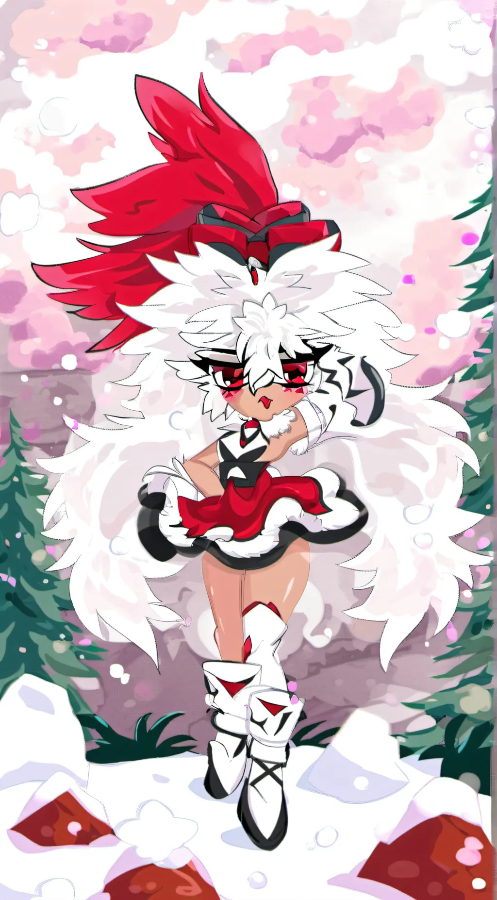 ai character: Amber  background