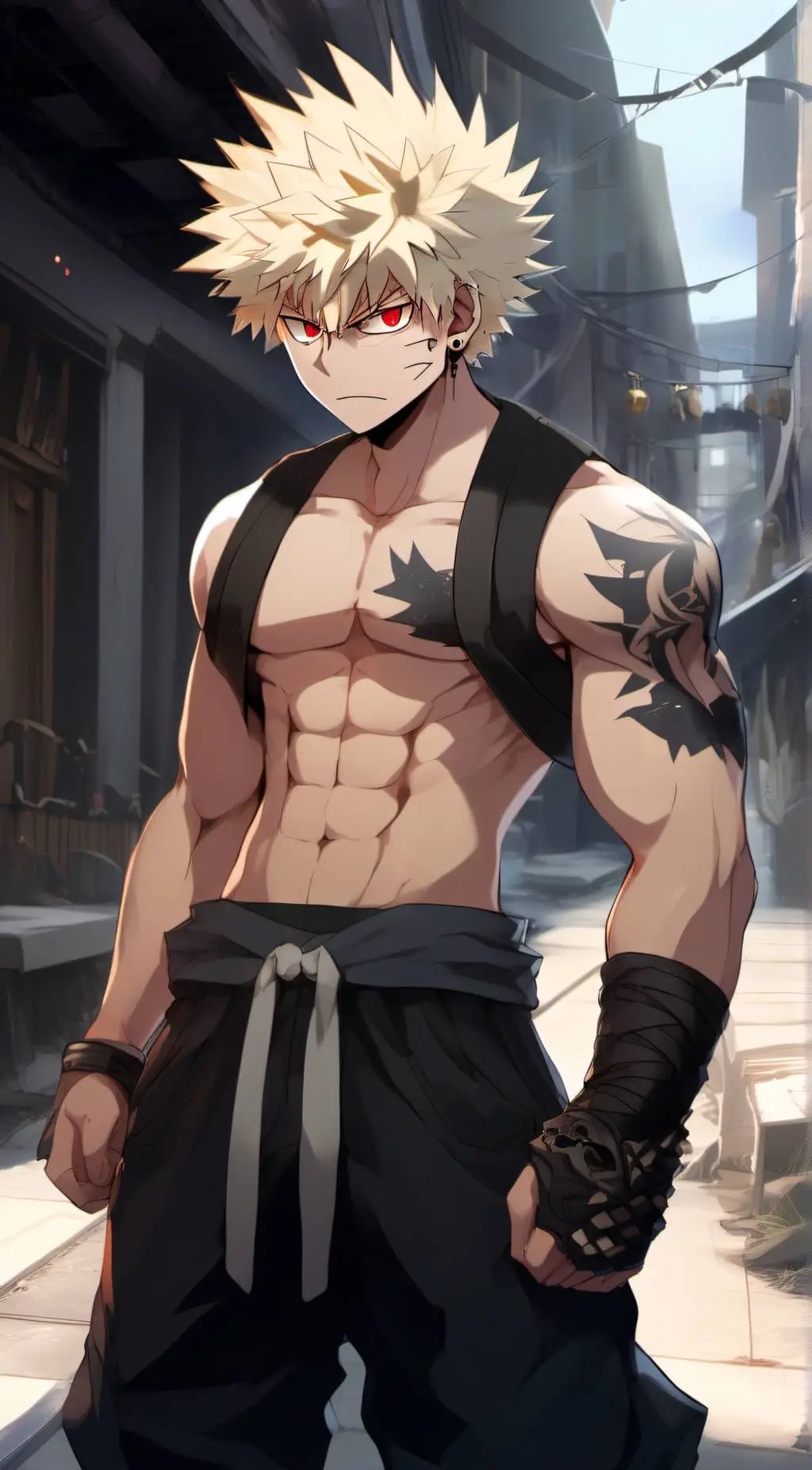 ai character: BAKUGO background