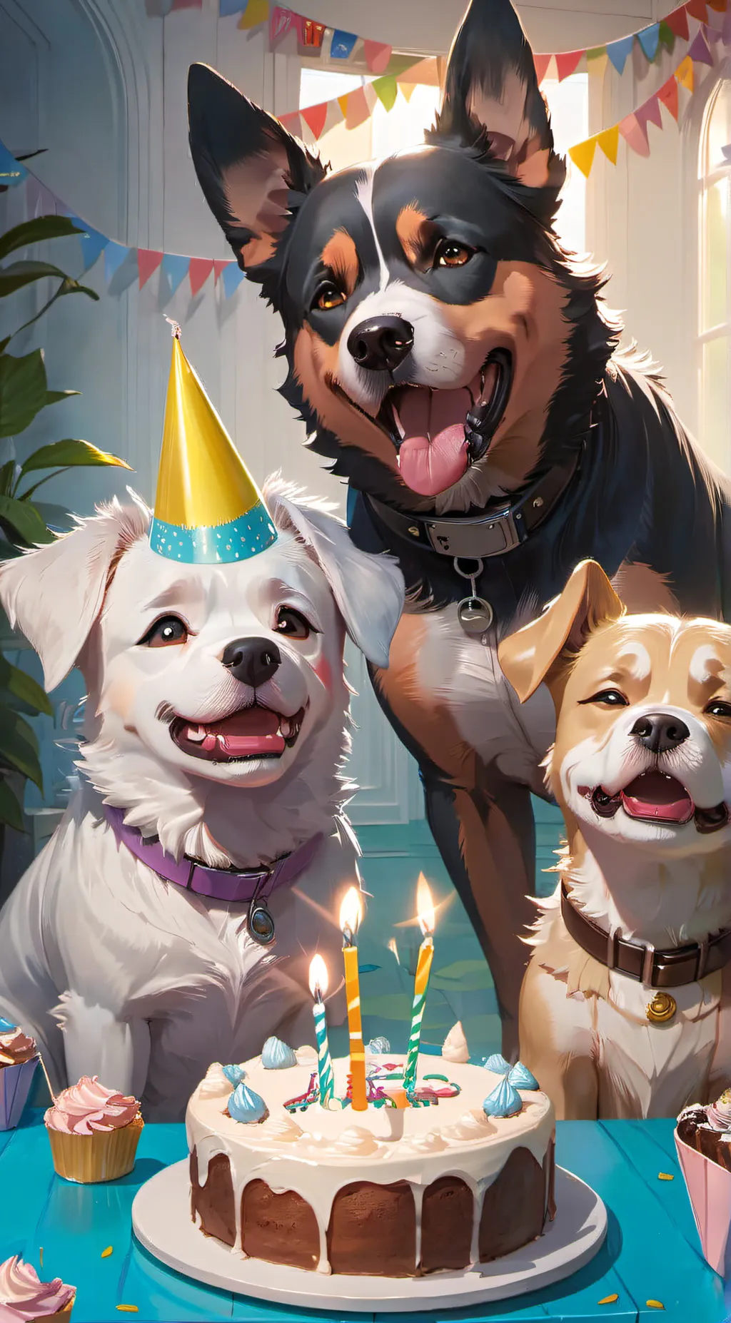 ai character: lilly,jinx,infa background