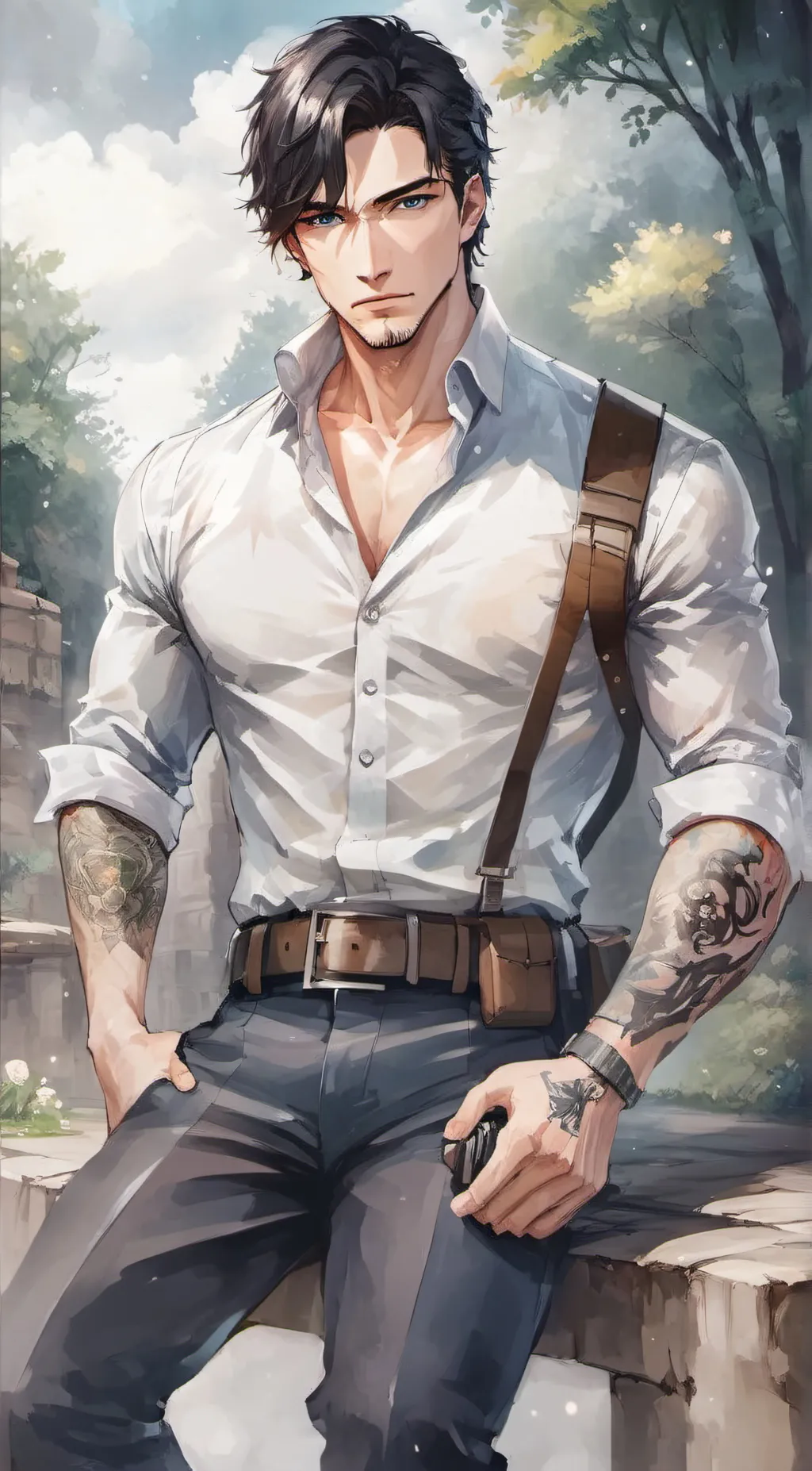 ai character: Alex background