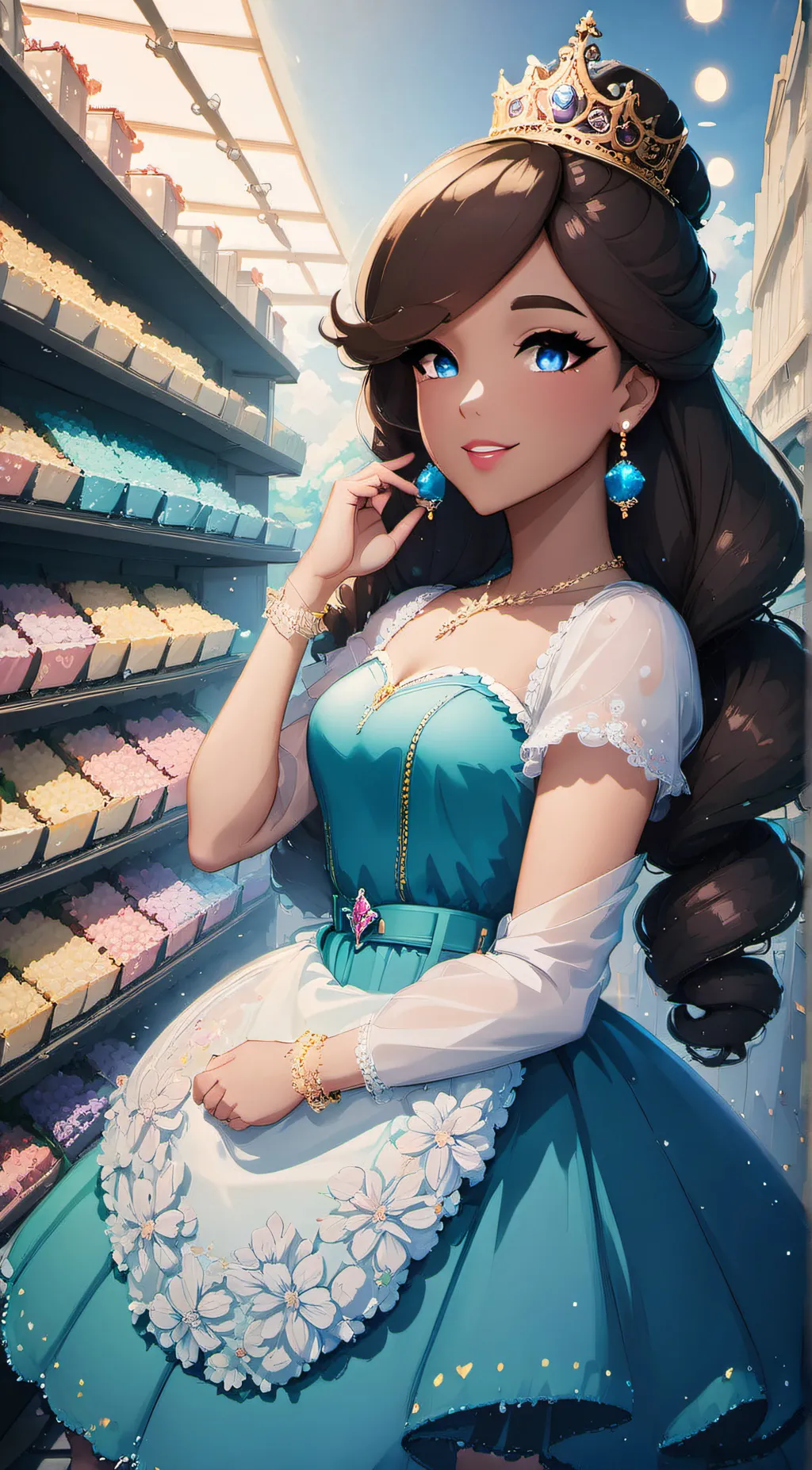 ai character: Rose 🌹 background