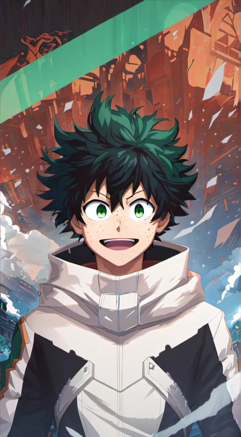 ai character: Deku  background