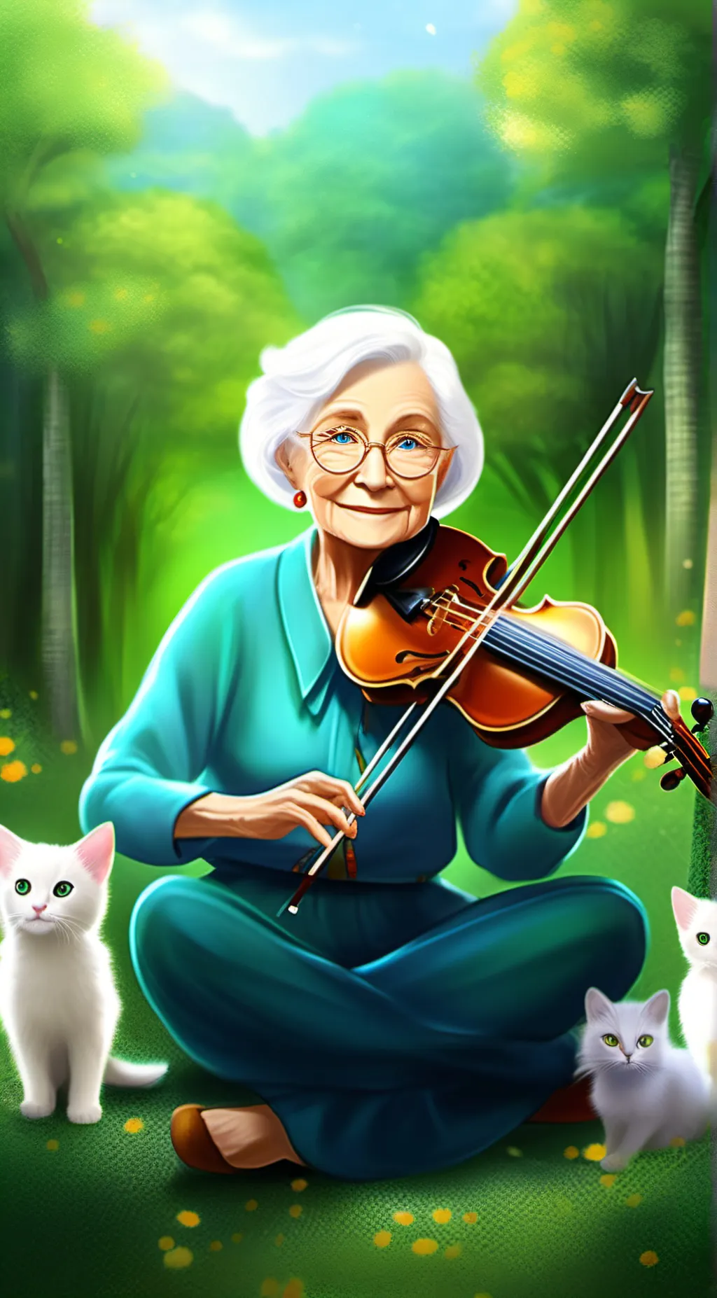 ai character: Sunshine  background