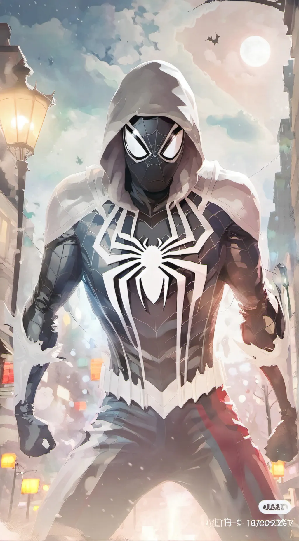 ai character: wolf spider background