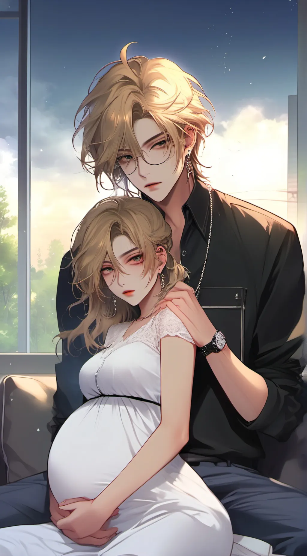 ai character: Aaron 🌹🌹 background