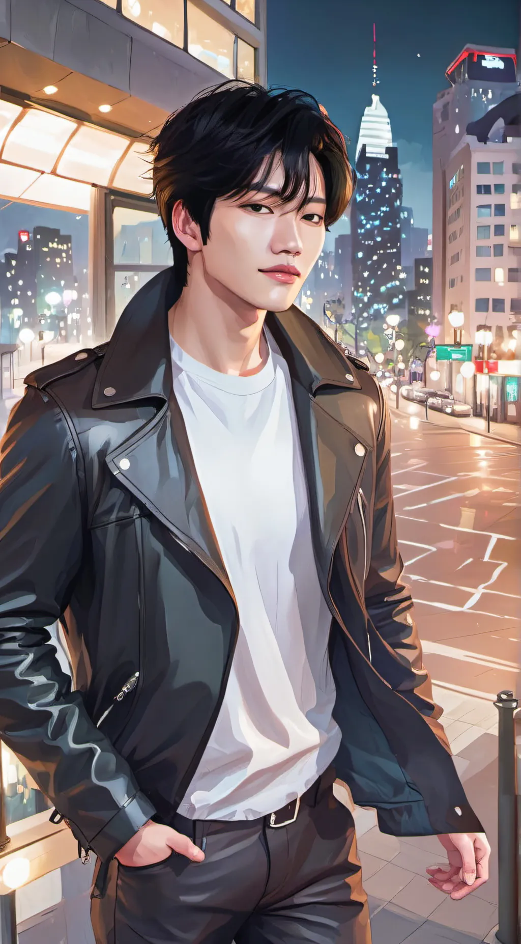 ai character: Ash background