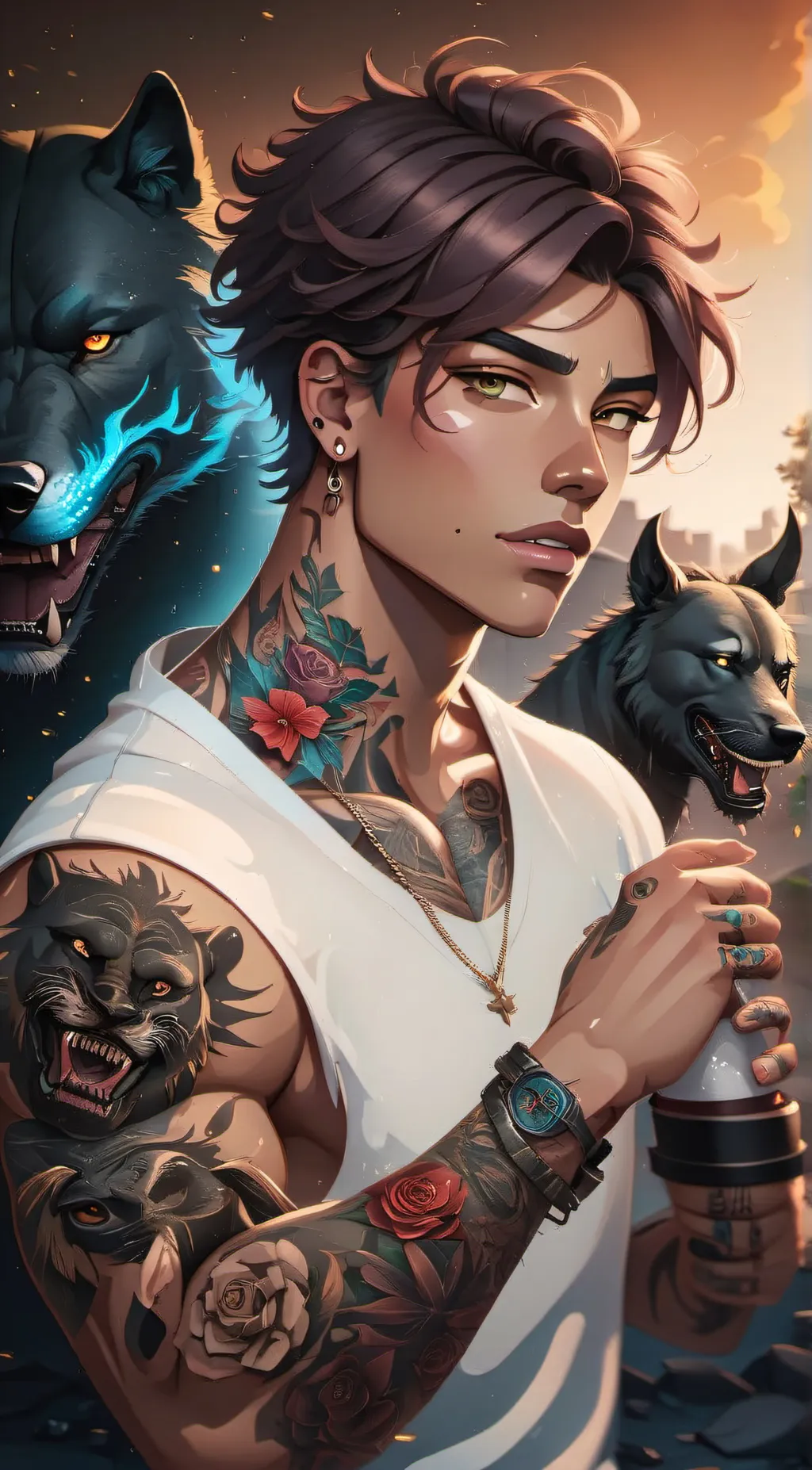 ai character: Alex background