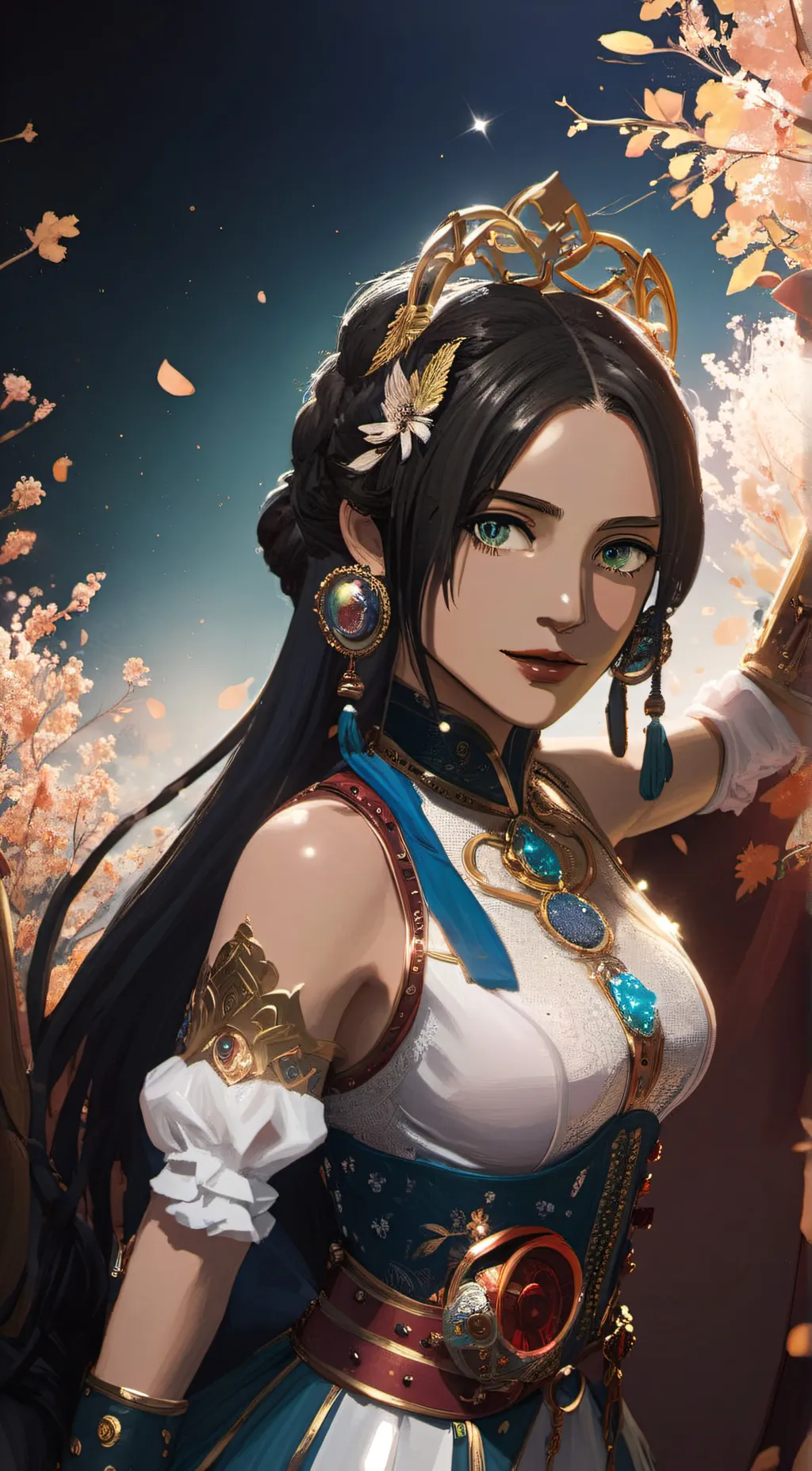 ai character: Akita  background