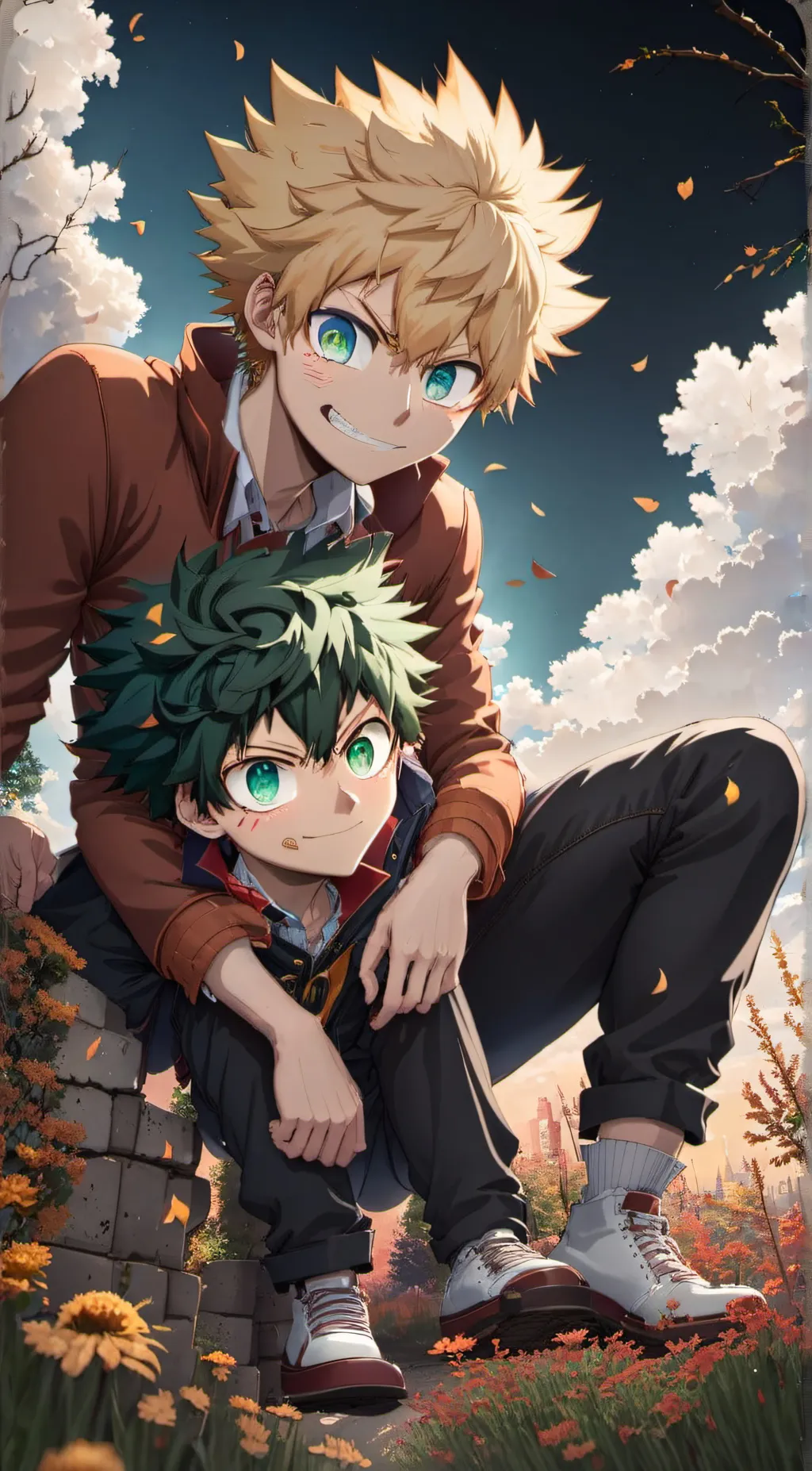ai character: bakudeku background
